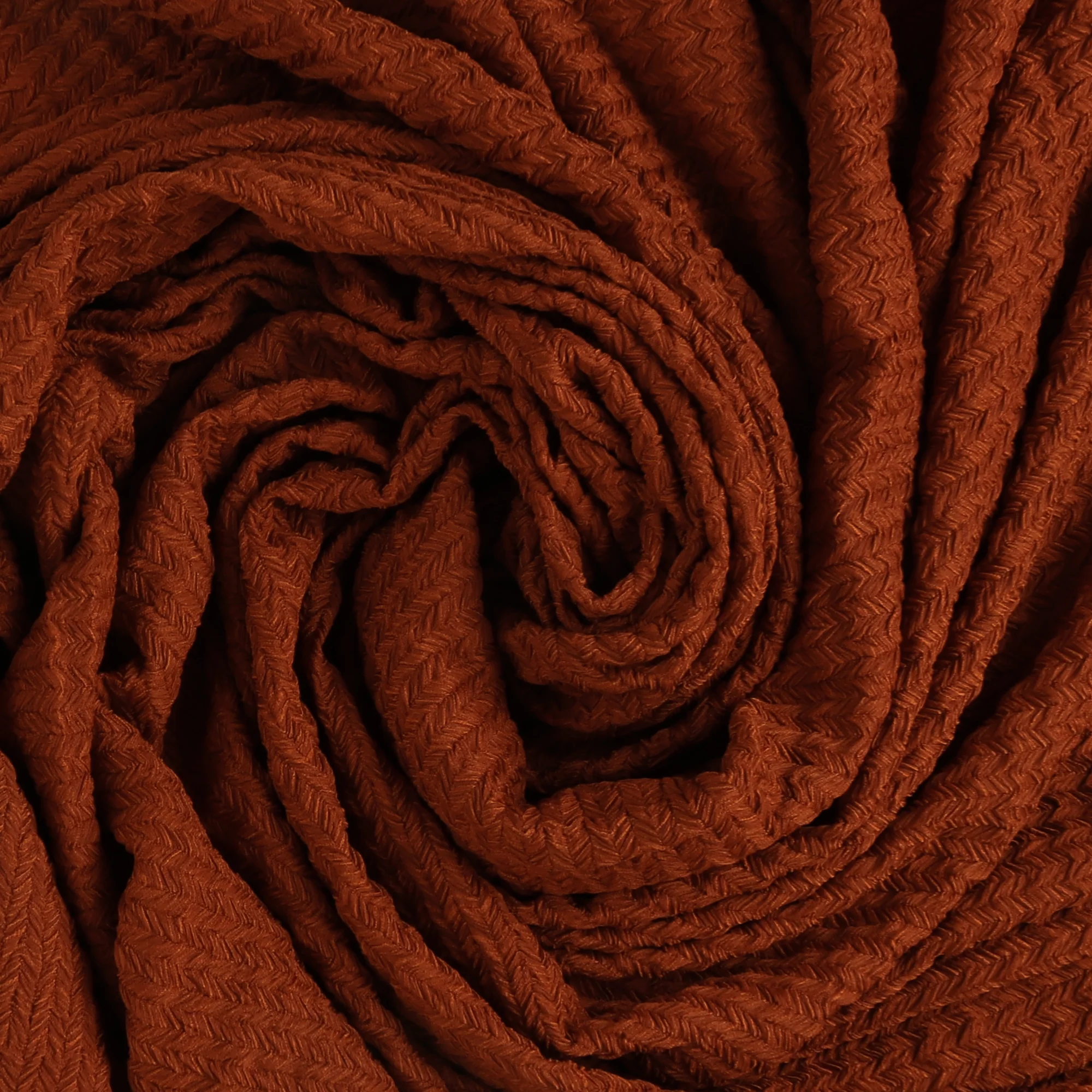 Chevron Knit Solid - DESERT NILE - 002 - Clay - Image 2