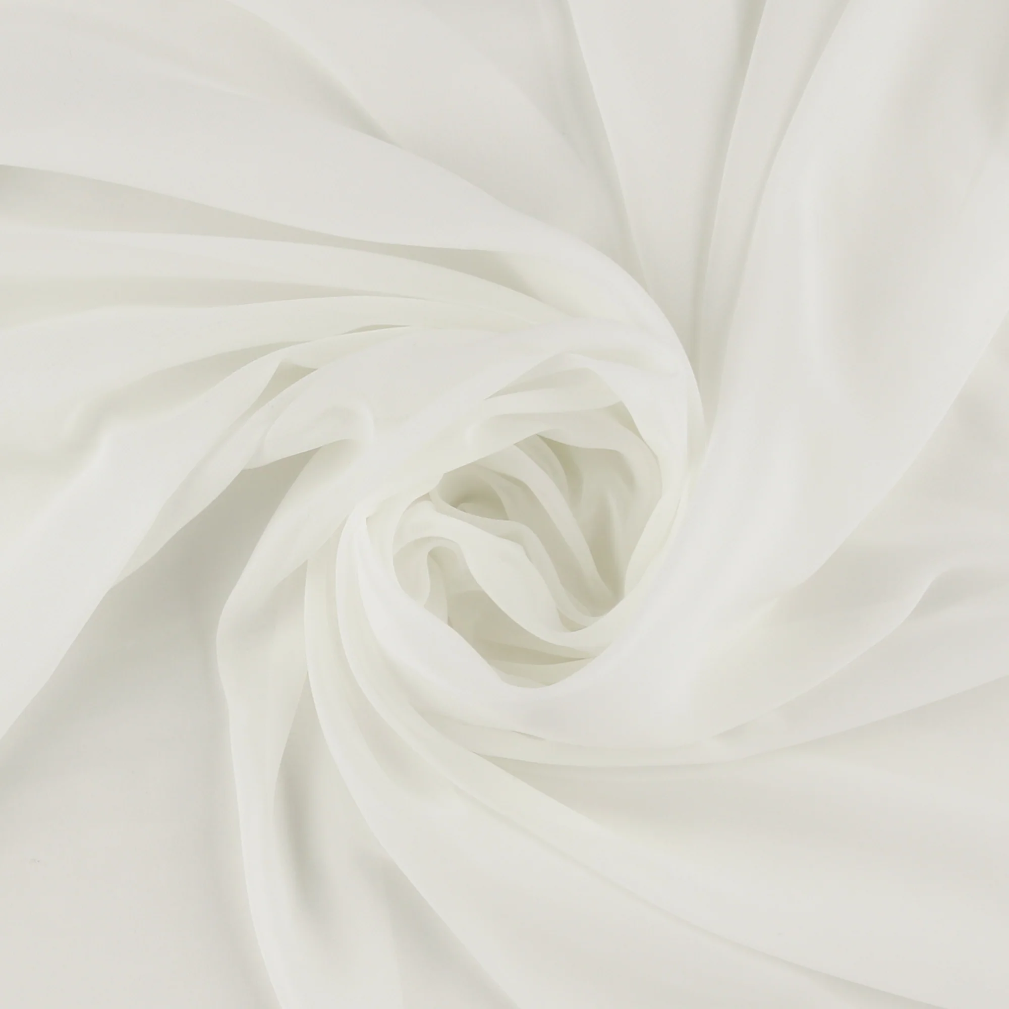Chiffon Solid - MUSE - 002 - White - Image 2