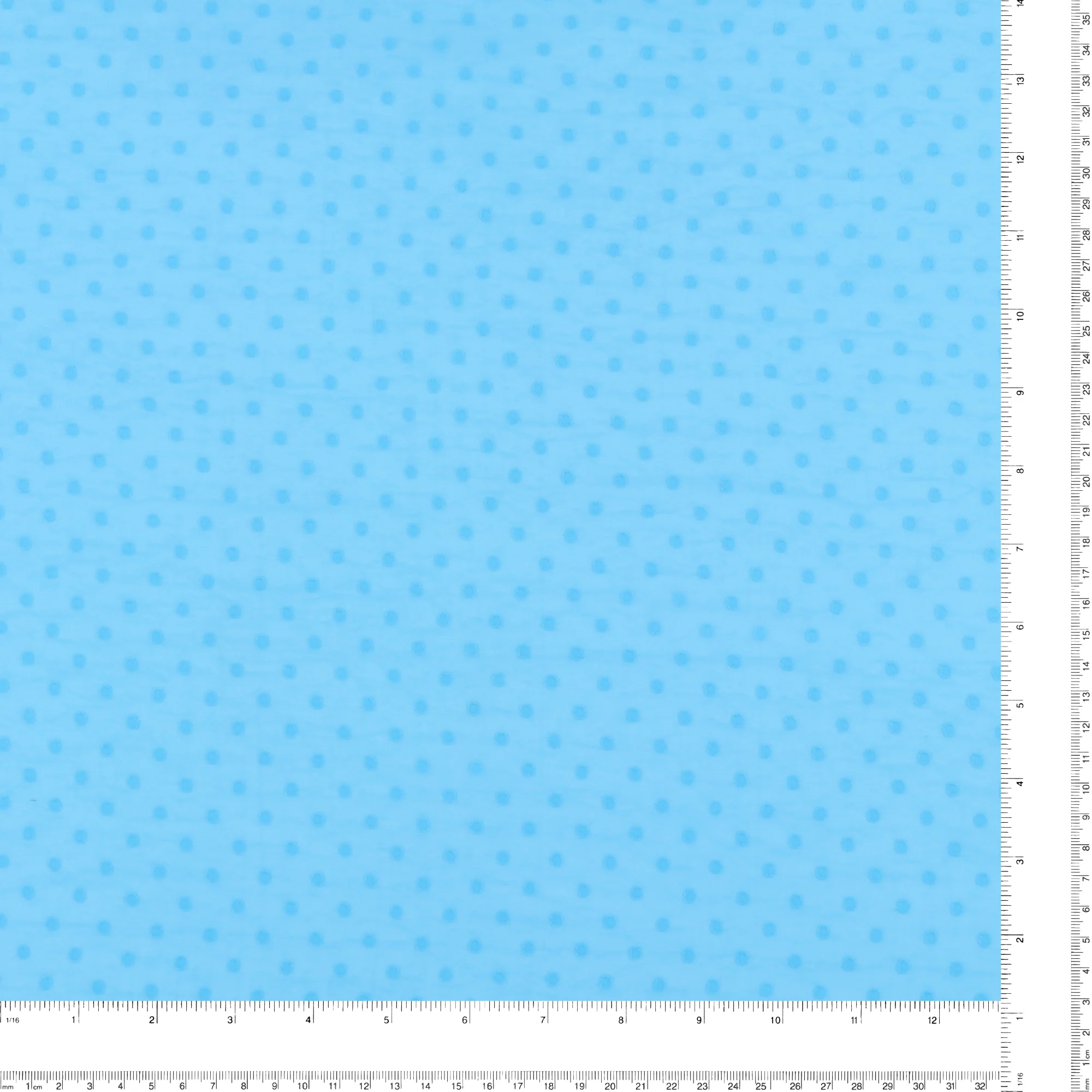 Chiffon with Dot - ROSY - Aqua - Image 3