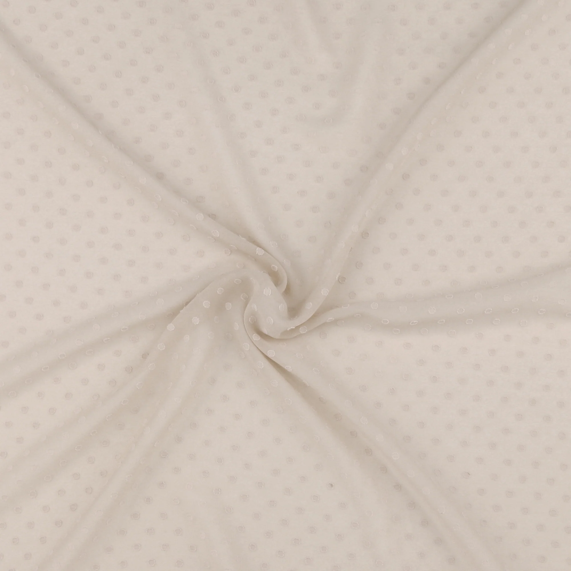 Chiffon with Dot - ROSY - Beige - Image 2