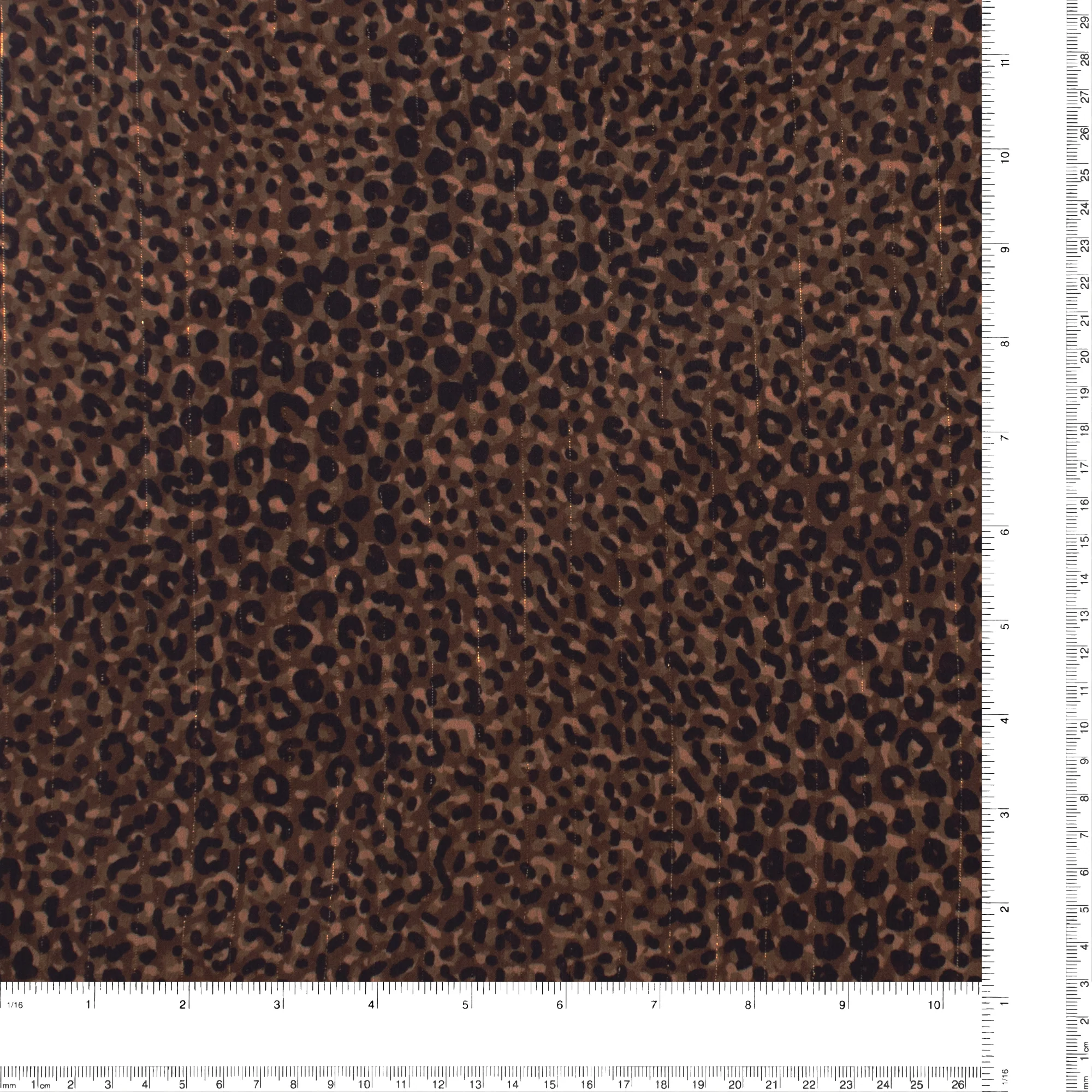 Chiffon with Metallic Print - CANNES - 009 - Skin - Brown - Image 3