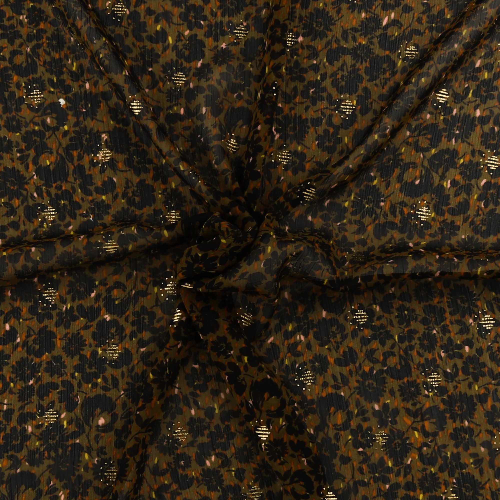 Chiffon Yoryu Foil - ARIA - 003 - Khaki - Image 2