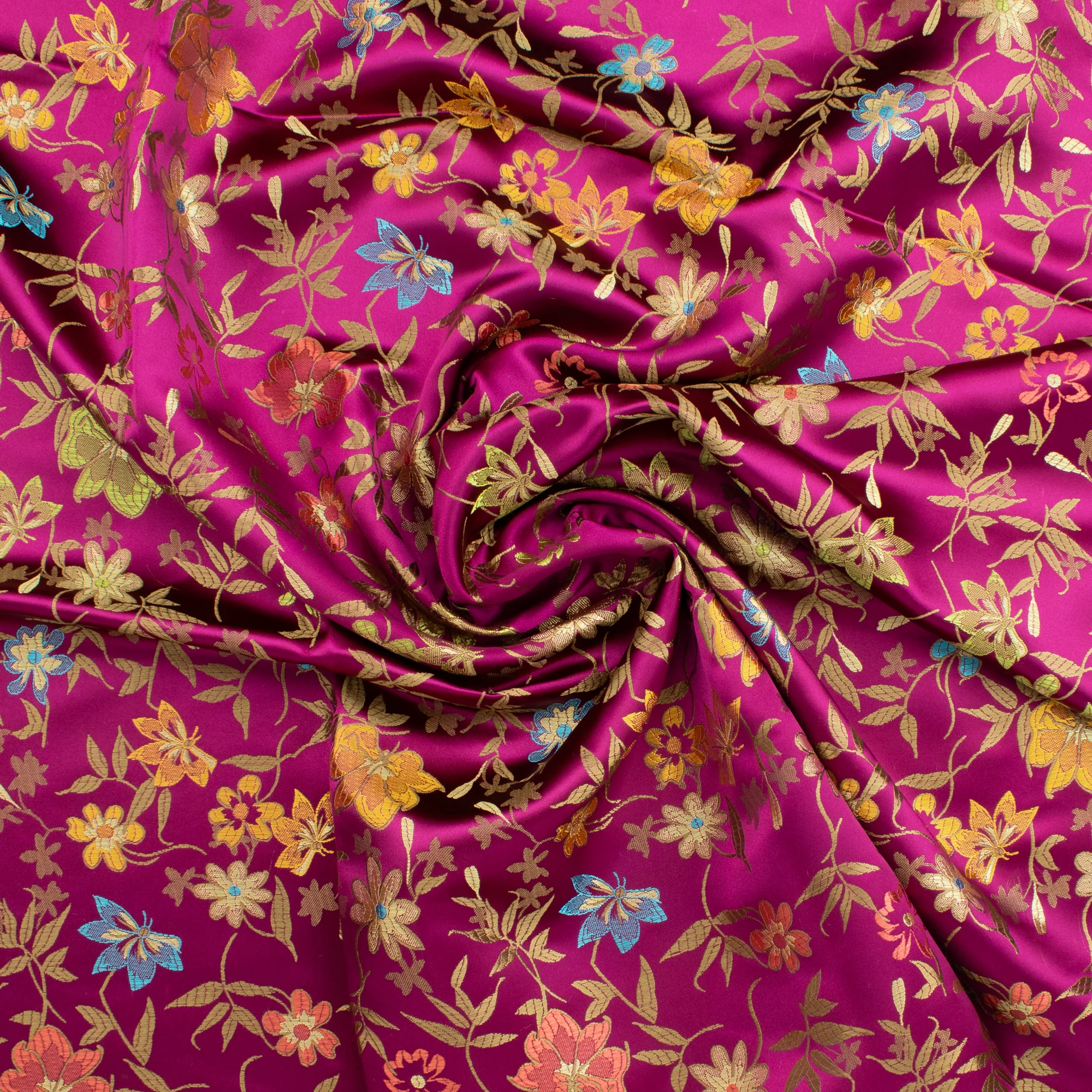 Chinese Brocade - 050 - Crimson - Image 2