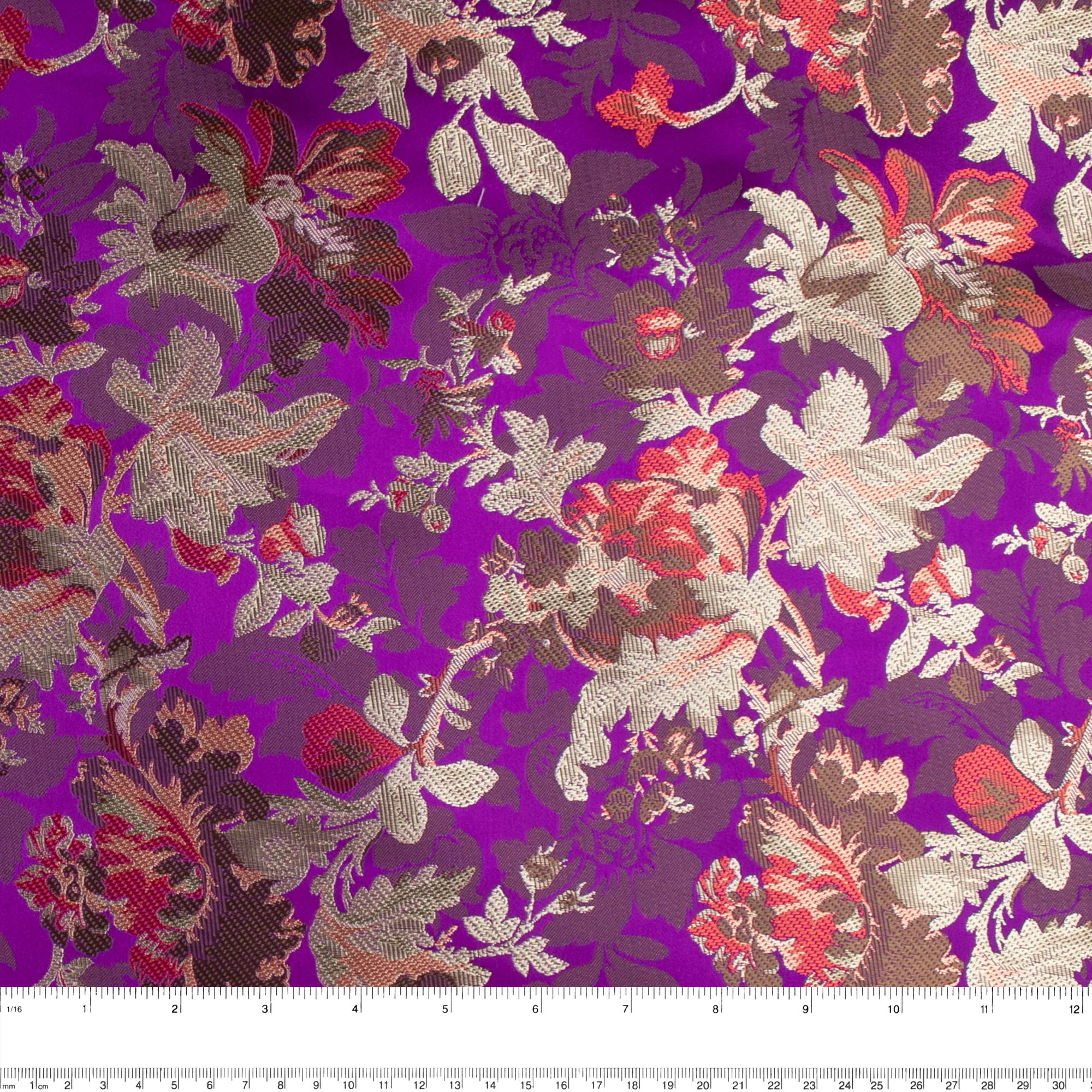 Chinese Brocade - Lily - Purple - Image 2