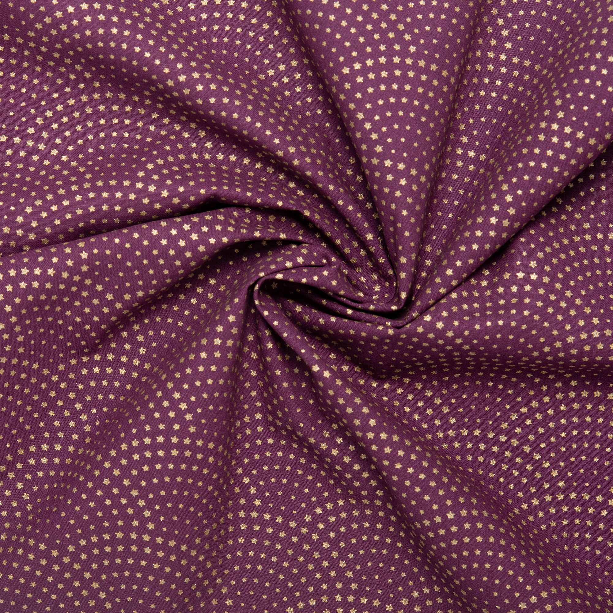 Christmas printed cotton - Scalop - Purple - Image 2