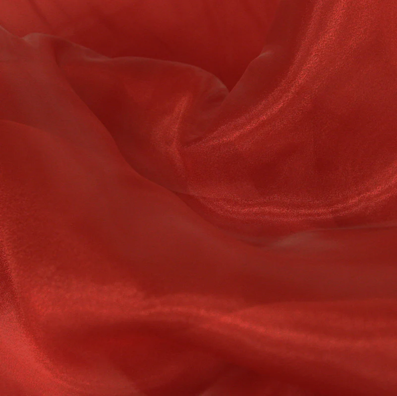 Clichy Organza - Dark Red
