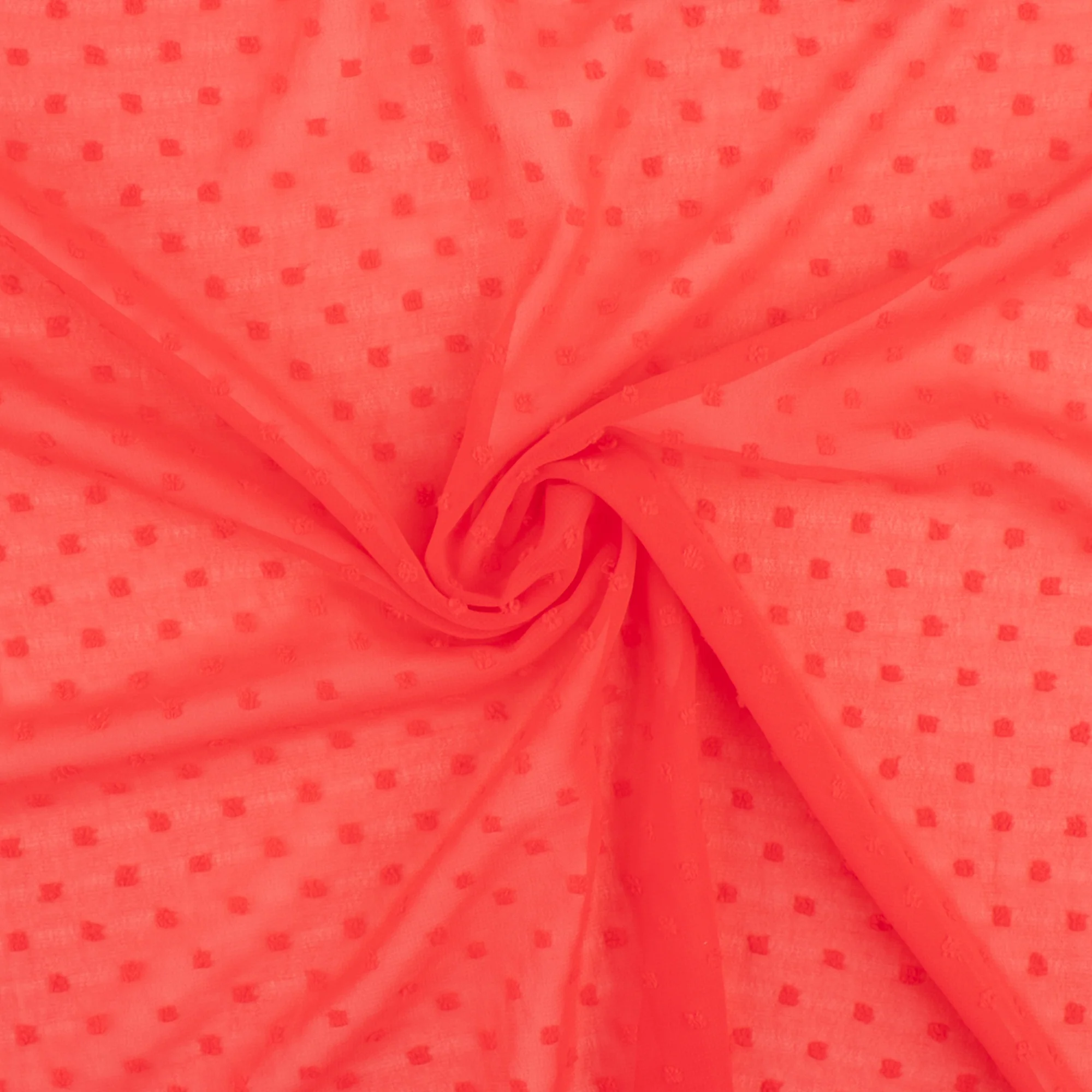 Clipped Chiffon - ROSY - Strawberry - Image 2