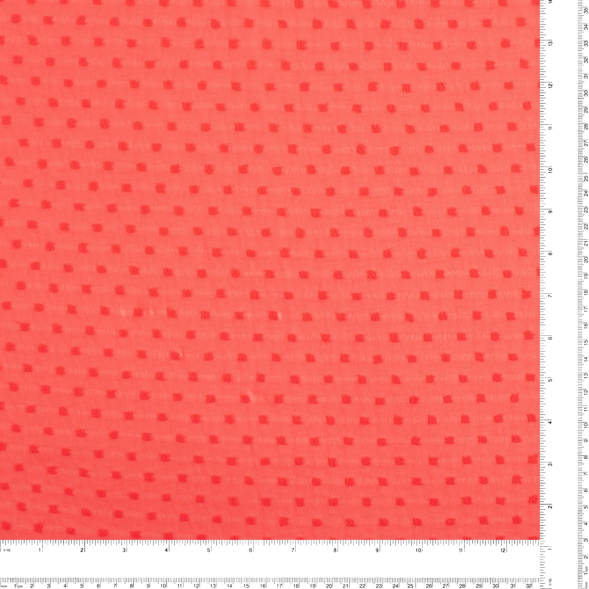 Clipped Chiffon - ROSY - Strawberry - Image 3