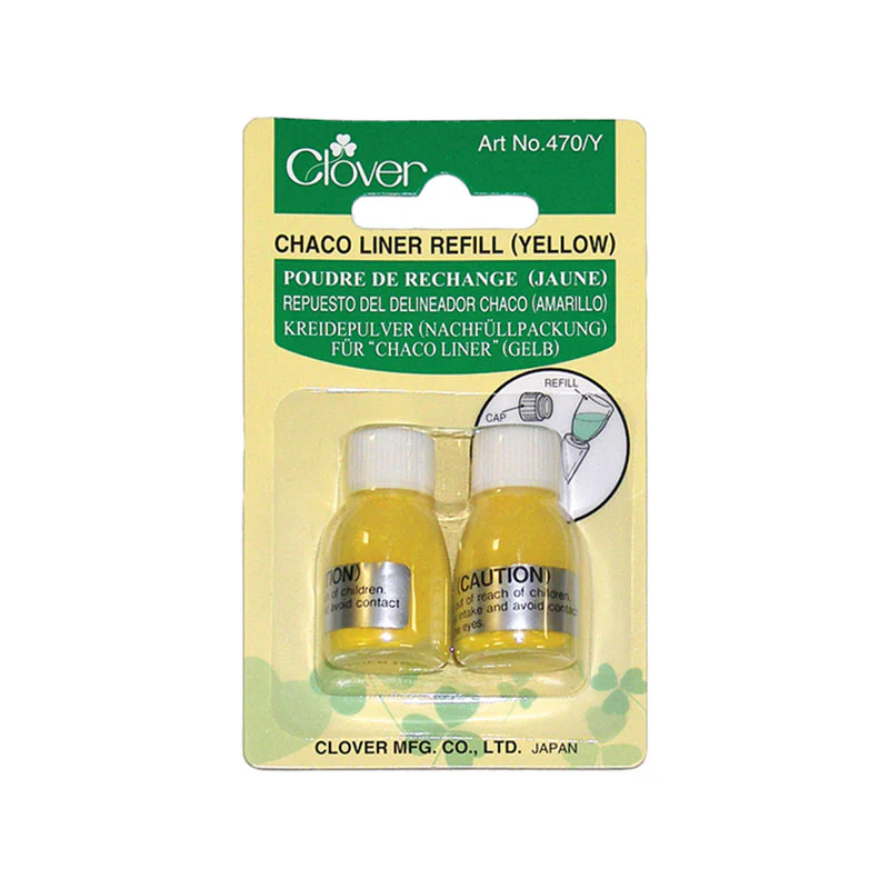 CLOVER - Chaco Liner Refill - Yellow - 2 pcs