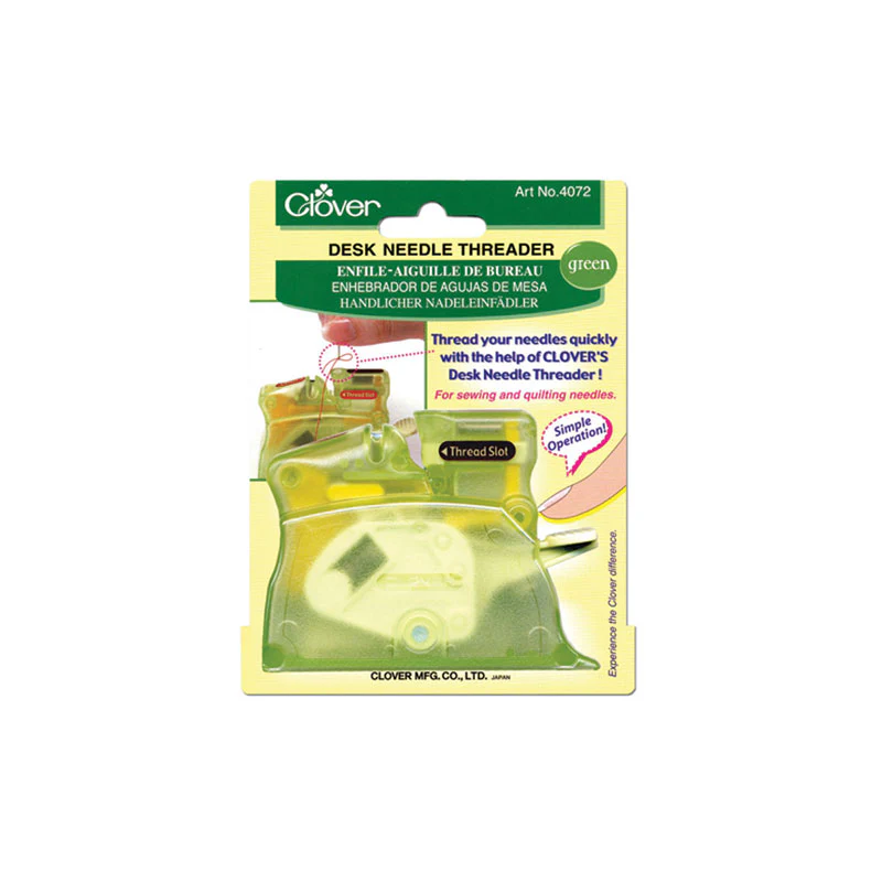 CLOVER - Desk Needle Threader - Green