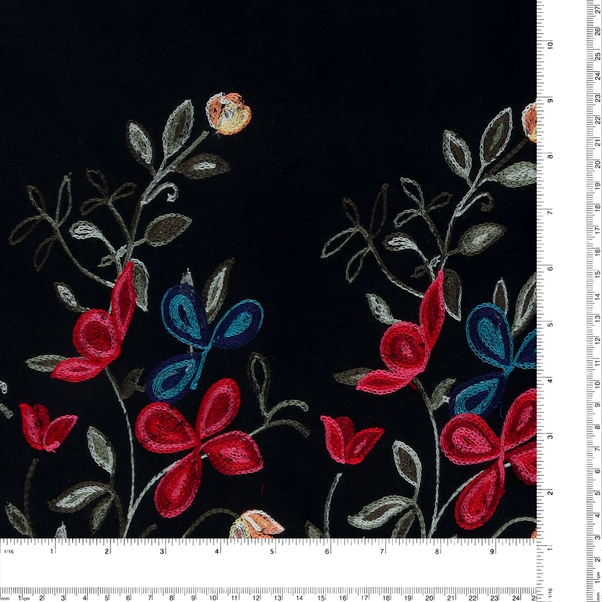 Coating Embroidery - WESTMINSTER - 001 - Black - Image 3
