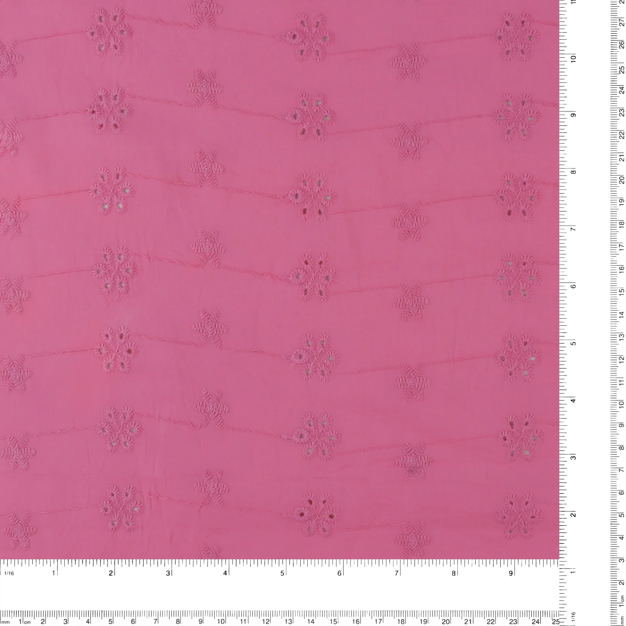 Coloured Eyelet - IN BLOOM EMBROIDERY - 001 - Hot Pink - Image 3
