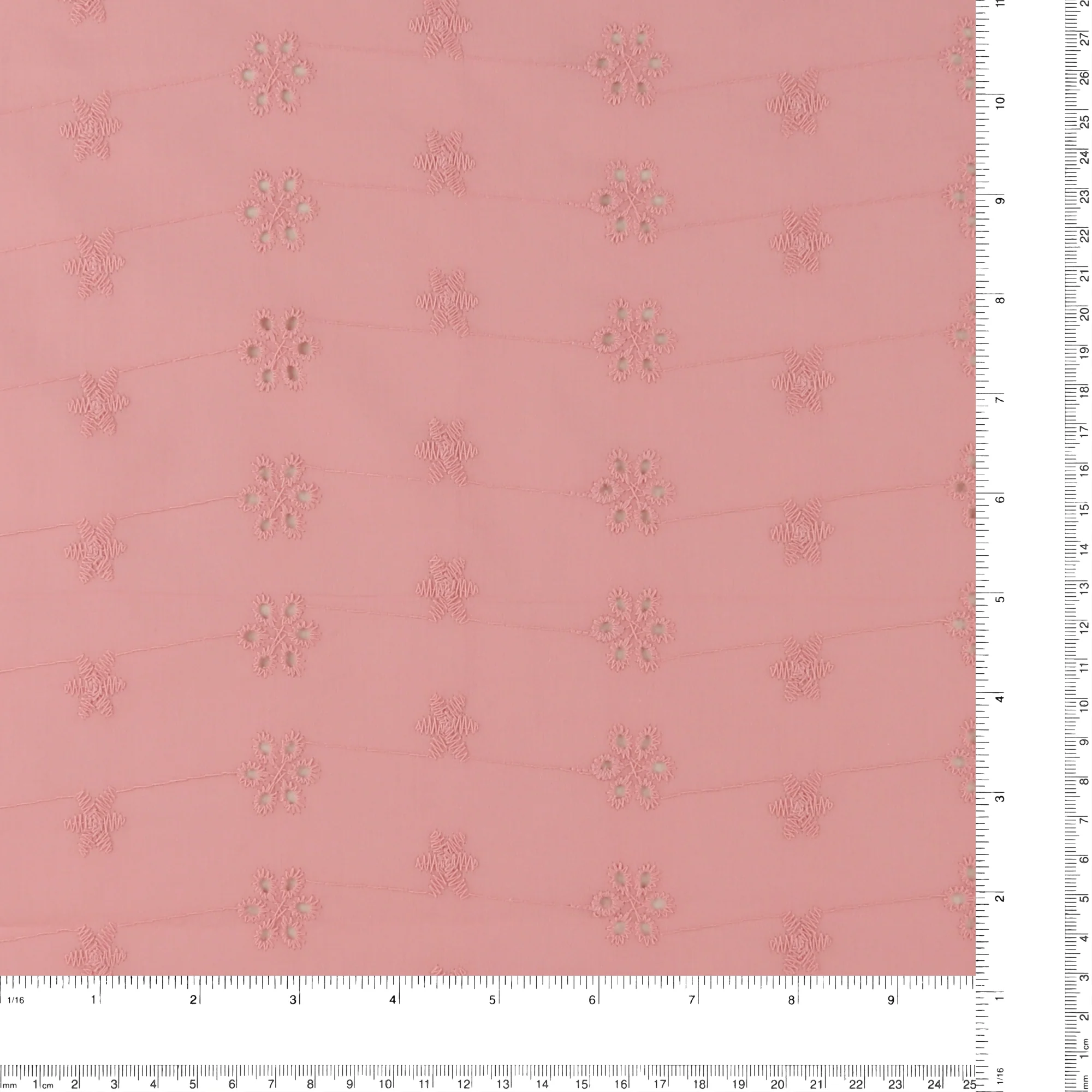 Coloured Eyelet - IN BLOOM EMBROIDERY - 003 - Coral - Image 3