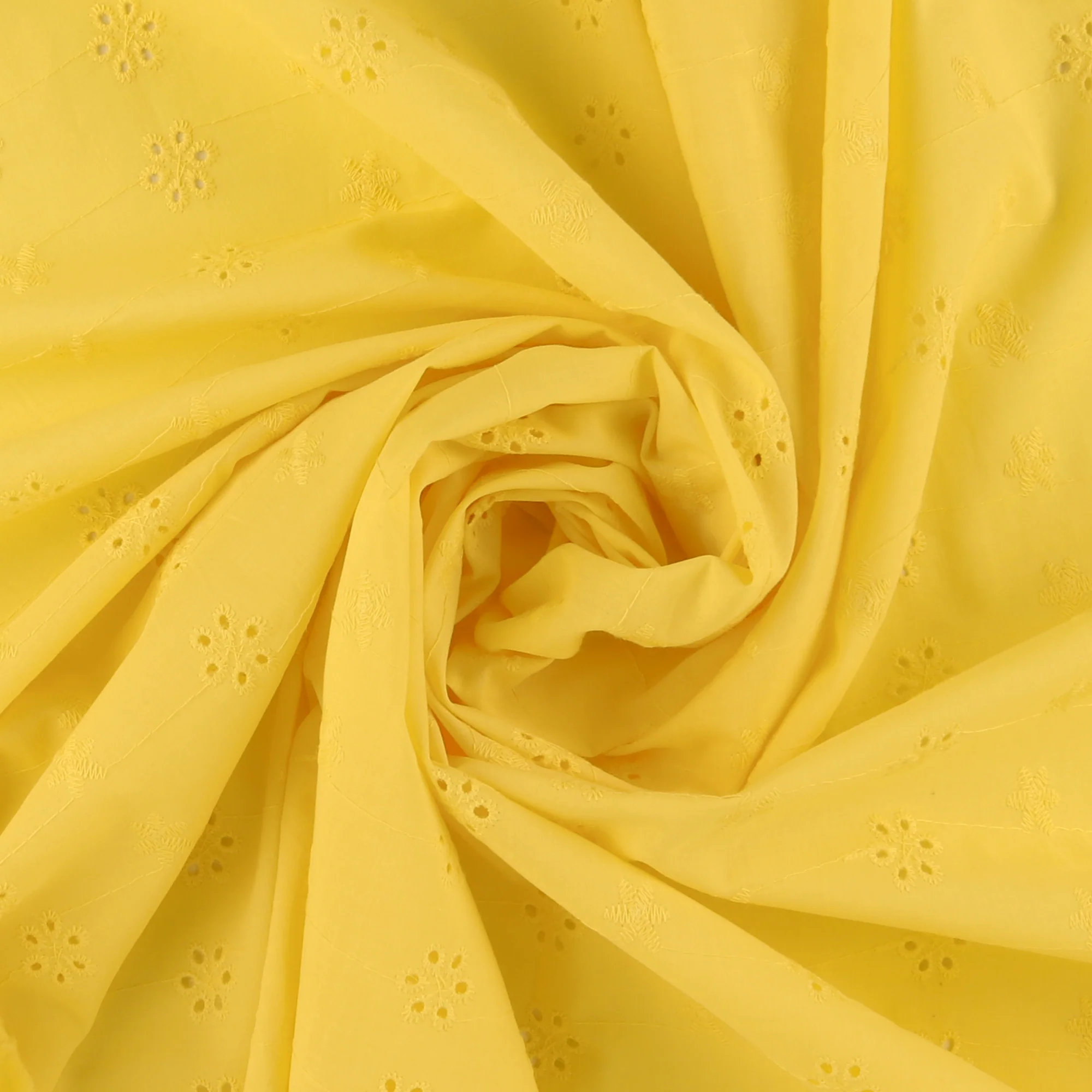 Coloured Eyelet - IN BLOOM EMBROIDERY - 004 - Yellow - Image 2