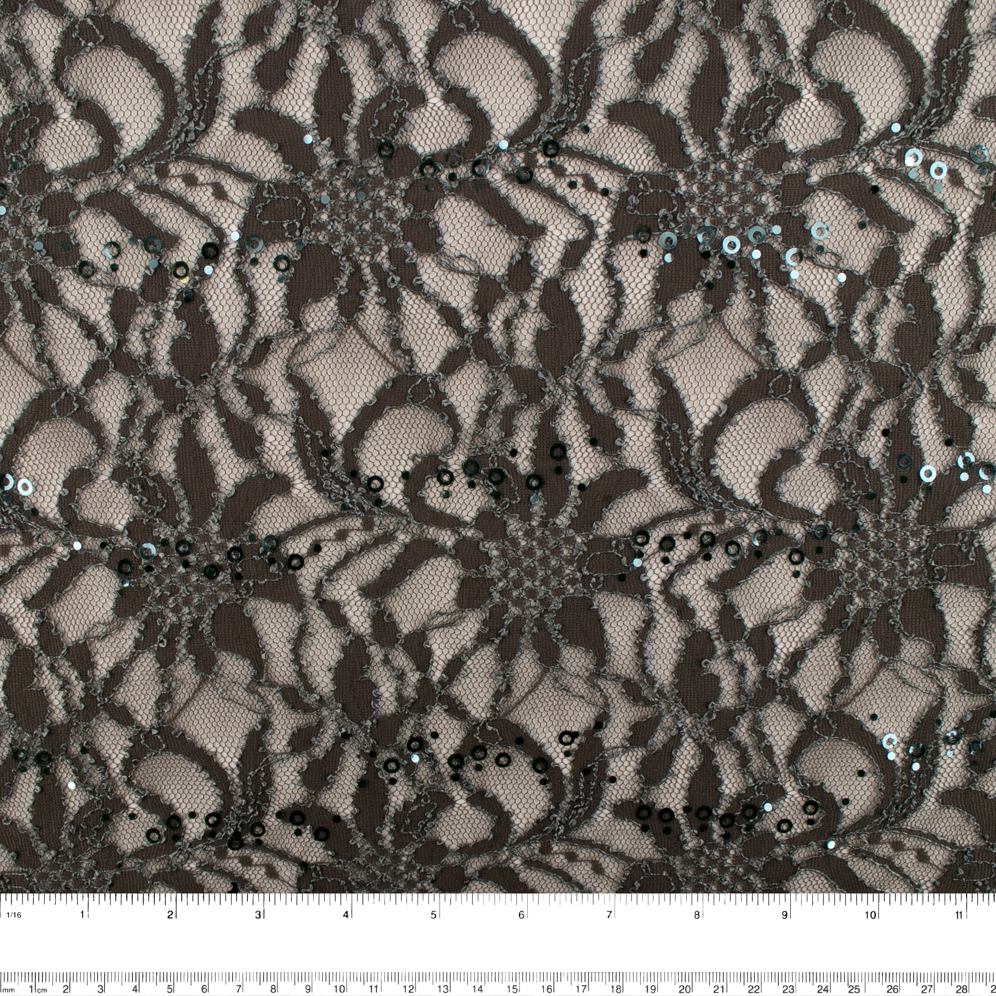 Corded lace - VIRGINIA - Deep olive - Image 3