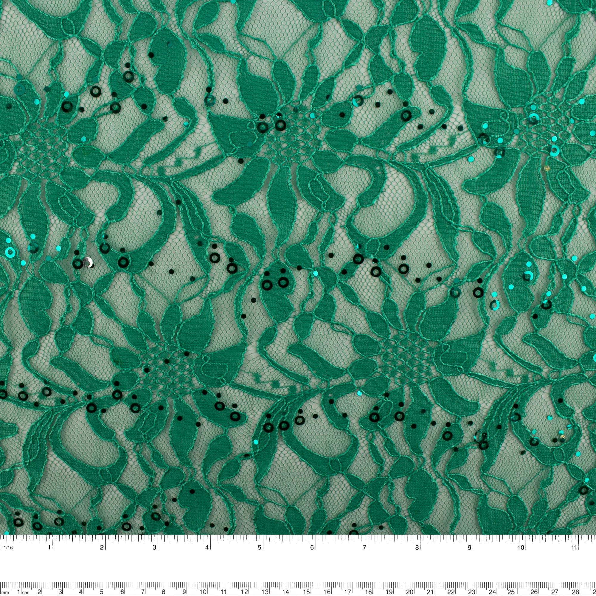 Corded lace - VIRGINIA - Pepper green - Image 3