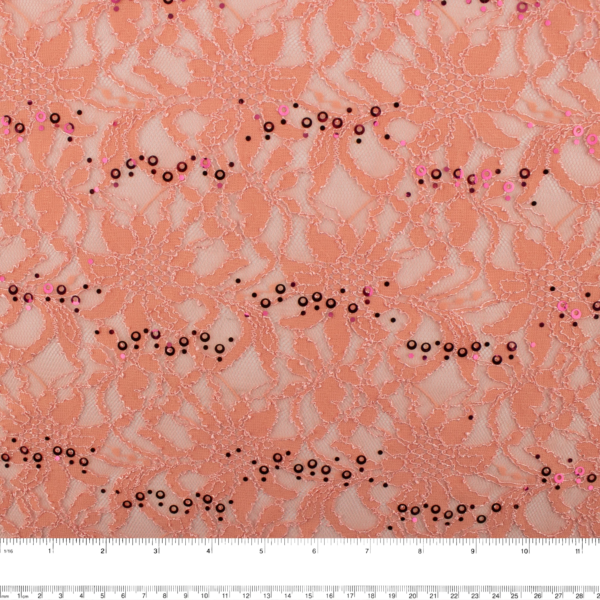 Corded lace - VIRGINIA - Petal pink - Image 3