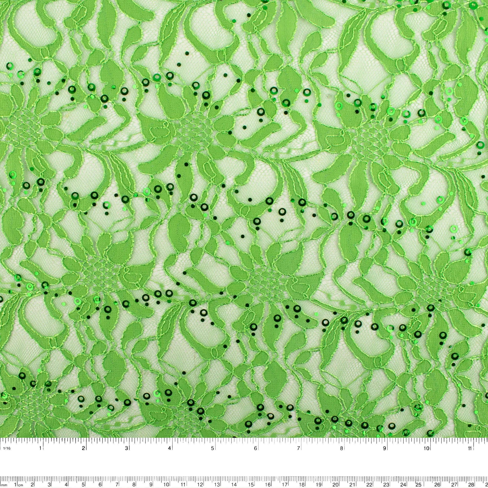 Corded lace - VIRGINIA - Spring green - Image 3