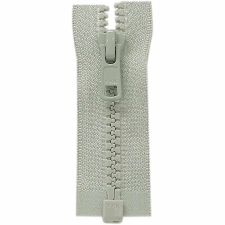 COSTUMAKERS Activewear One Way Separating Zipper 30cm (12") - Light Grey - 1764
