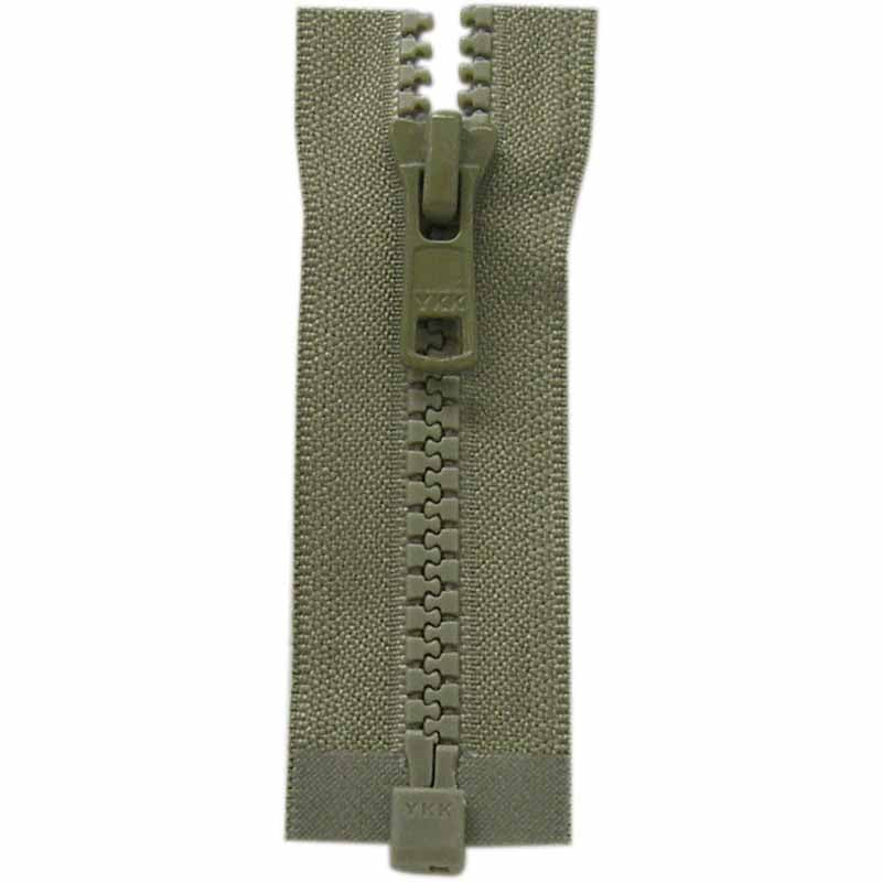 COSTUMAKERS Activewear One Way Separating Zipper 50cm (20") - Khaki - 1764