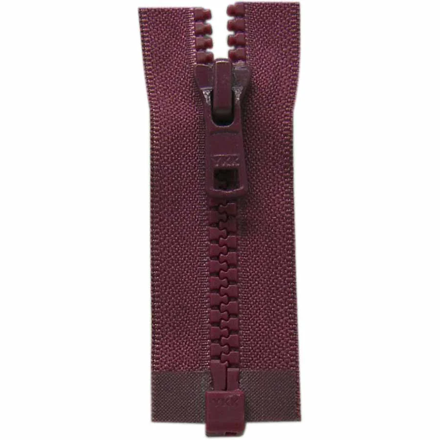 COSTUMAKERS Activewear One Way Separating Zipper 70cm (28") - Aubergine - 1764