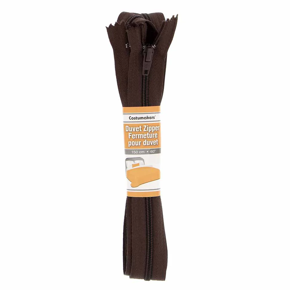 COSTUMAKERS Duvet Closed End Zipper 150cm (60″) - September Brown - 1702