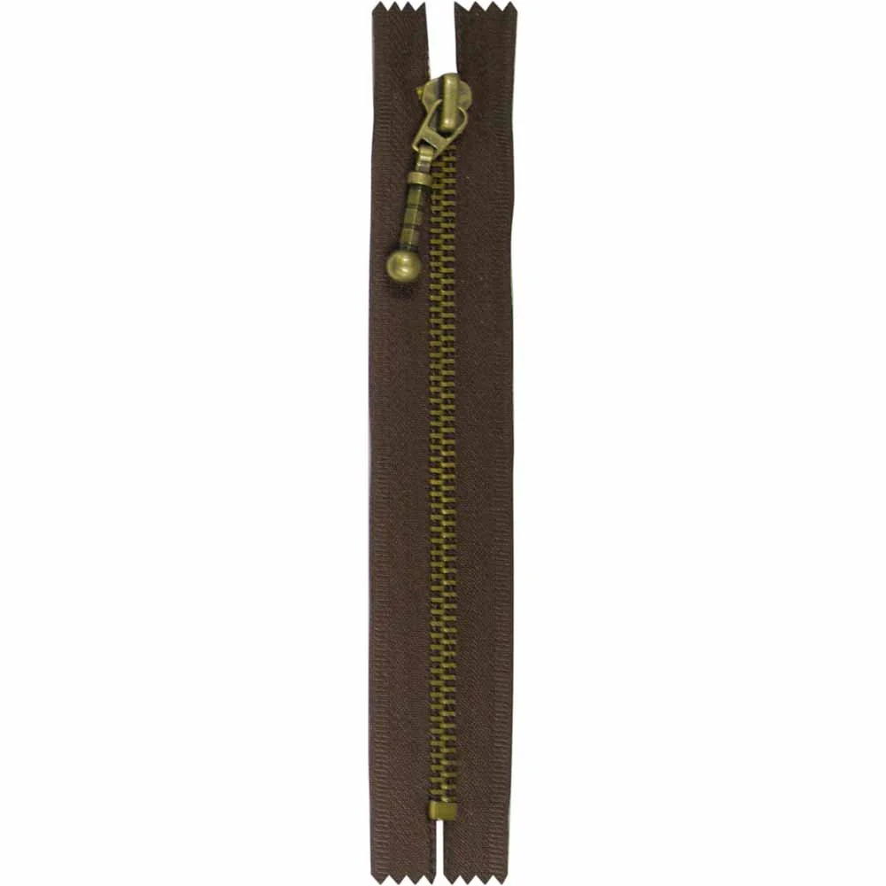 COSTUMAKERS Fashion Closed End Zipper 18cm (7") - Sept. Brown - 1746