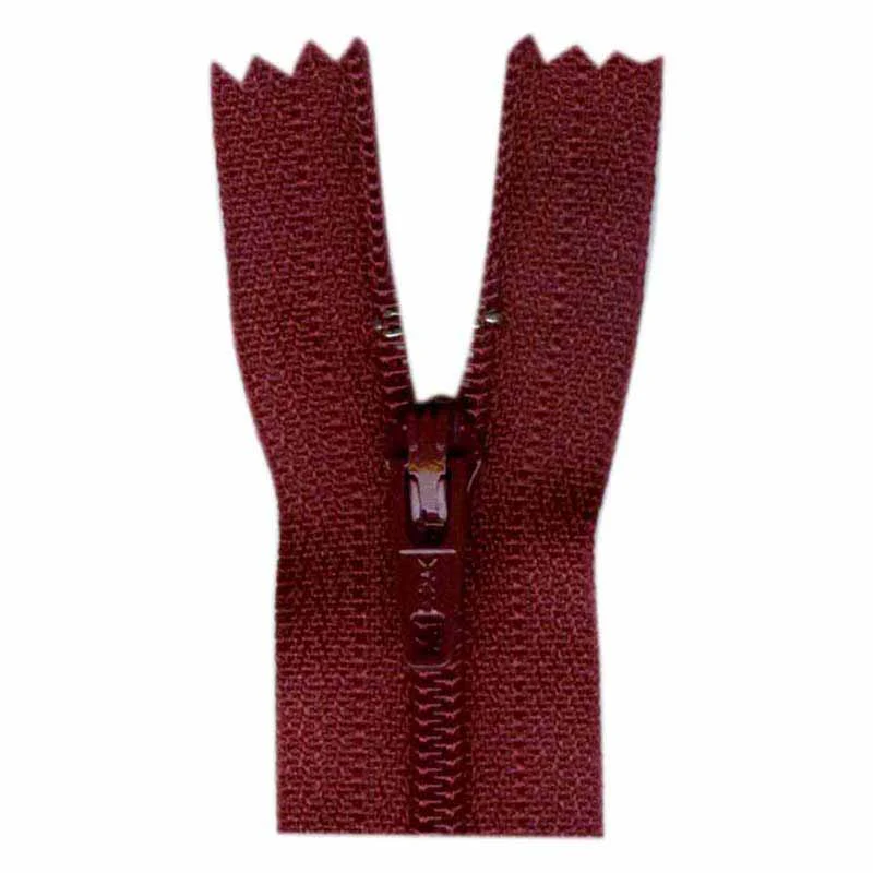 COSTUMAKERS General Purpose Closed End Zipper 18cm (7″) - Wine - 1700