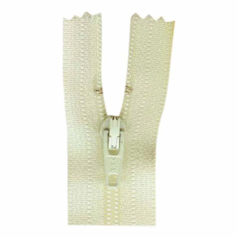 COSTUMAKERS General Purpose Closed End Zipper 20cm (8″) - Ivory - 1700