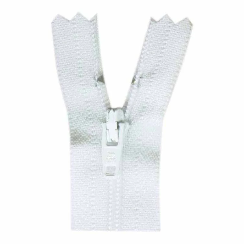COSTUMAKERS General Purpose Closed End Zipper 55cm (22″) - White - 1700