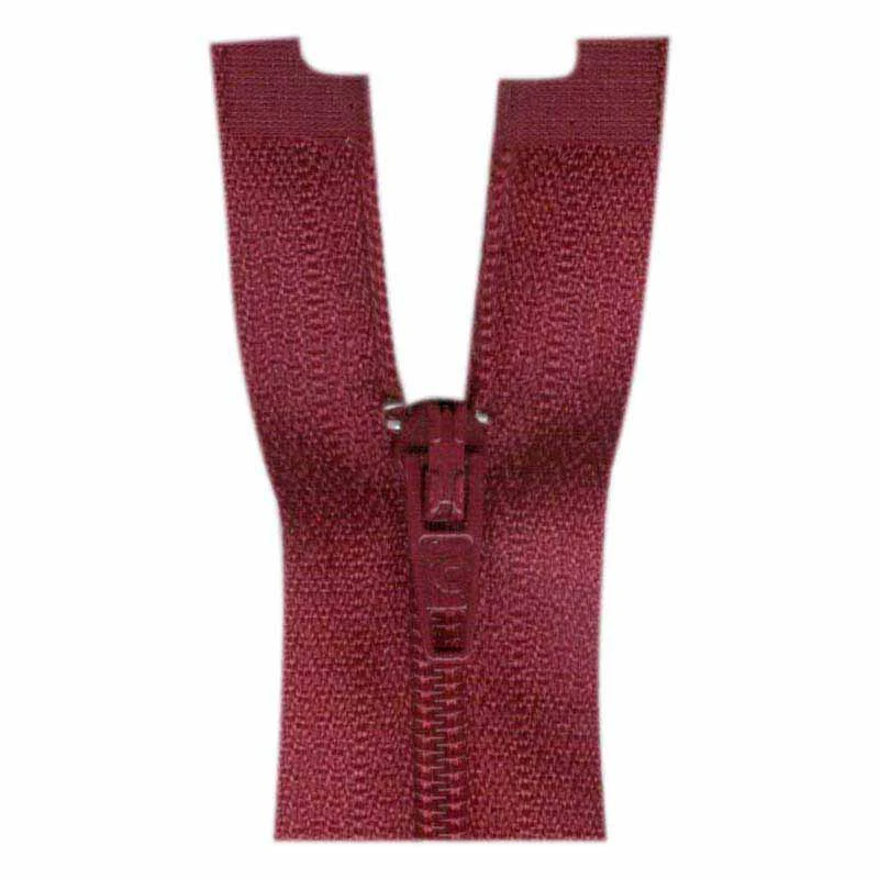 COSTUMAKERS General Purpose One Way Separating Zipper 35cm (14″) - Bordeaux - 1703