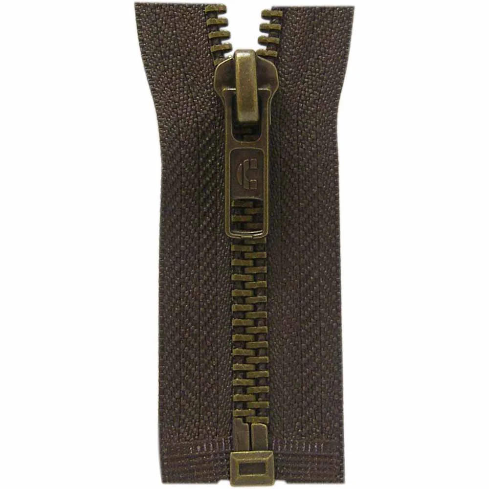 COSTUMAKERS Outerwear One Way Separating Zipper 55cm (22") - Sept. Brown - 1753