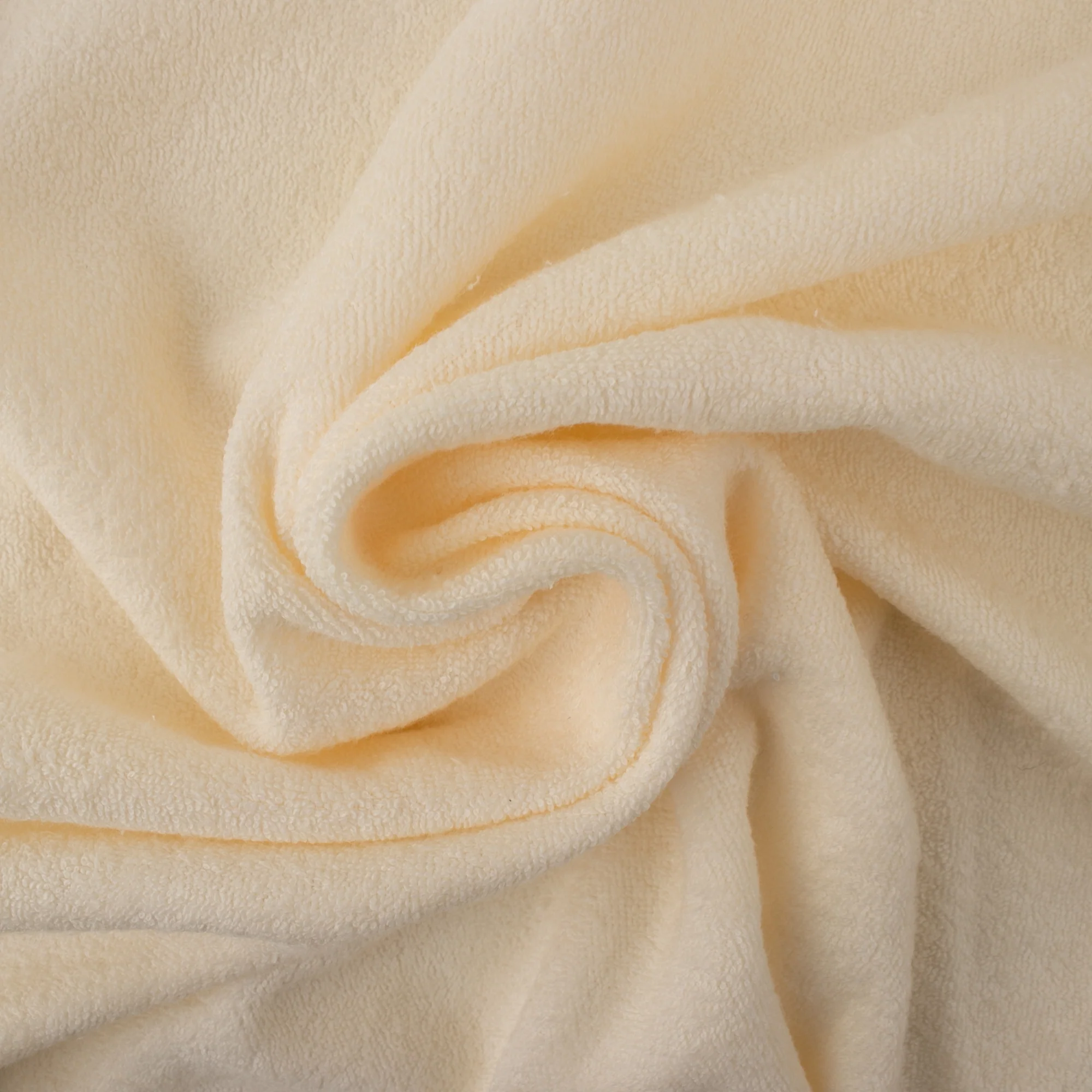 Cotton Poly Terry - PLUSH - Ivory - Image 2