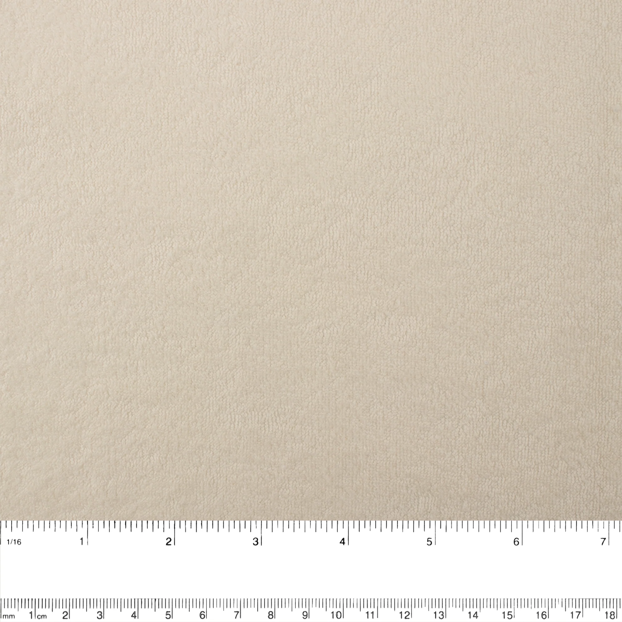 Cotton Poly Terry - PLUSH - Ivory - Image 3