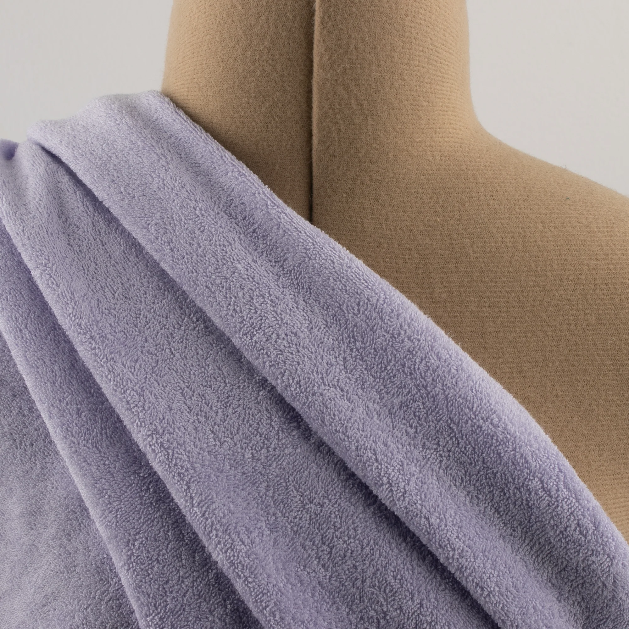 Cotton Poly Terry - PLUSH - Lilac - Image 5