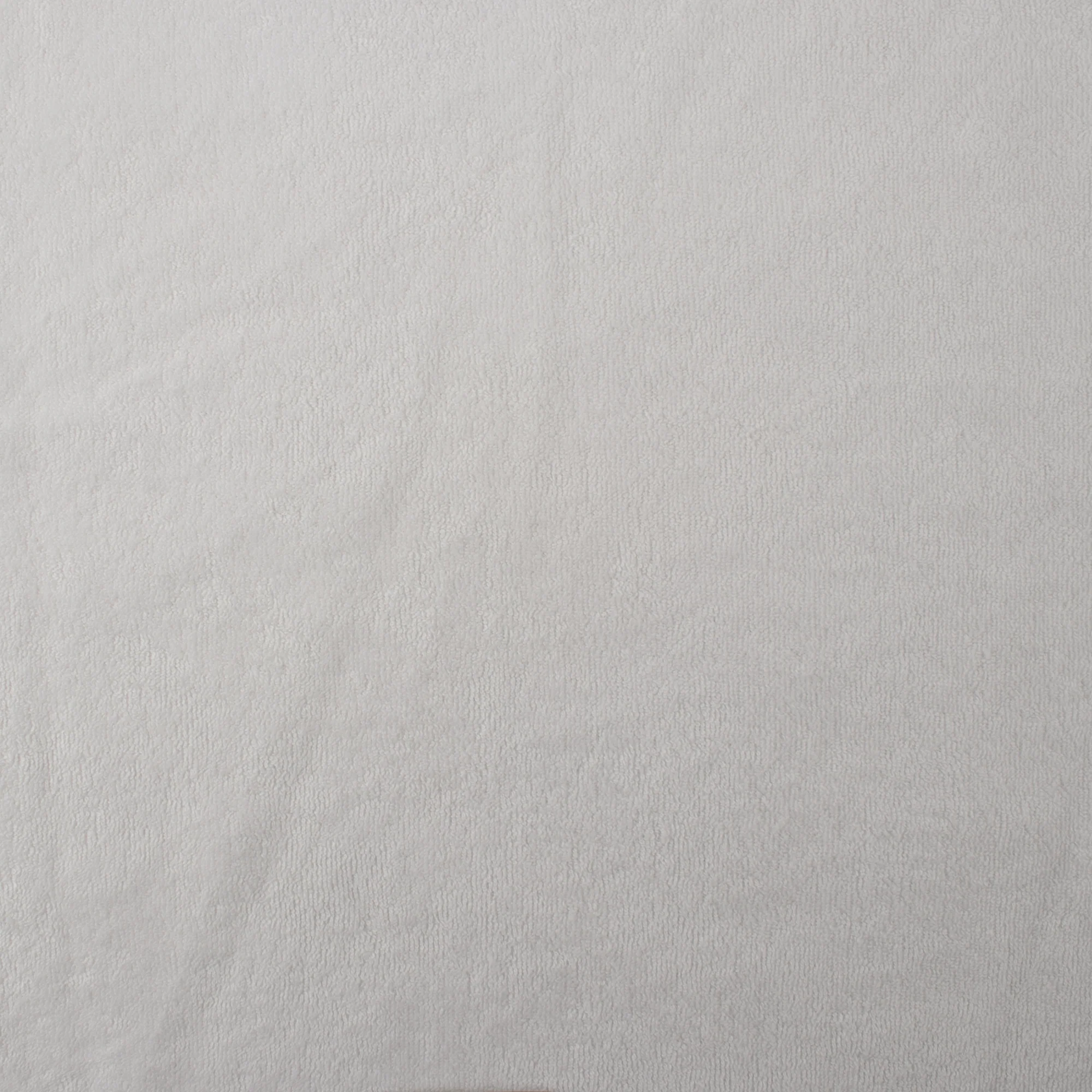 Cotton Poly Terry - PLUSH - White