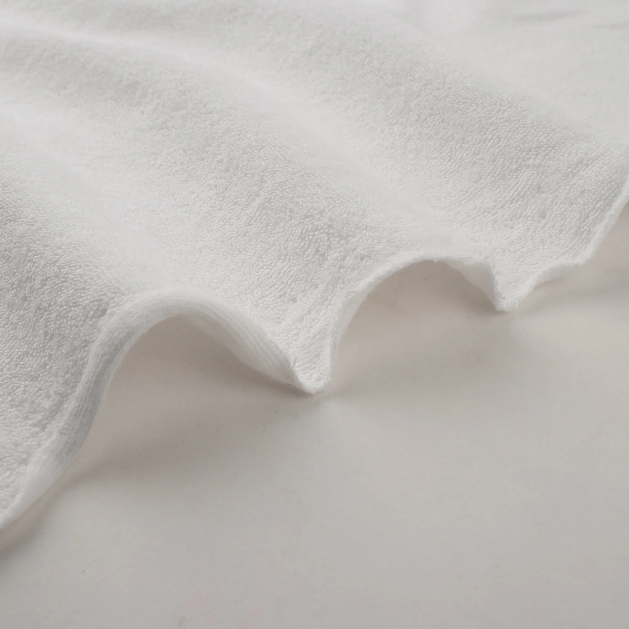Cotton Poly Terry - PLUSH - White - Image 4