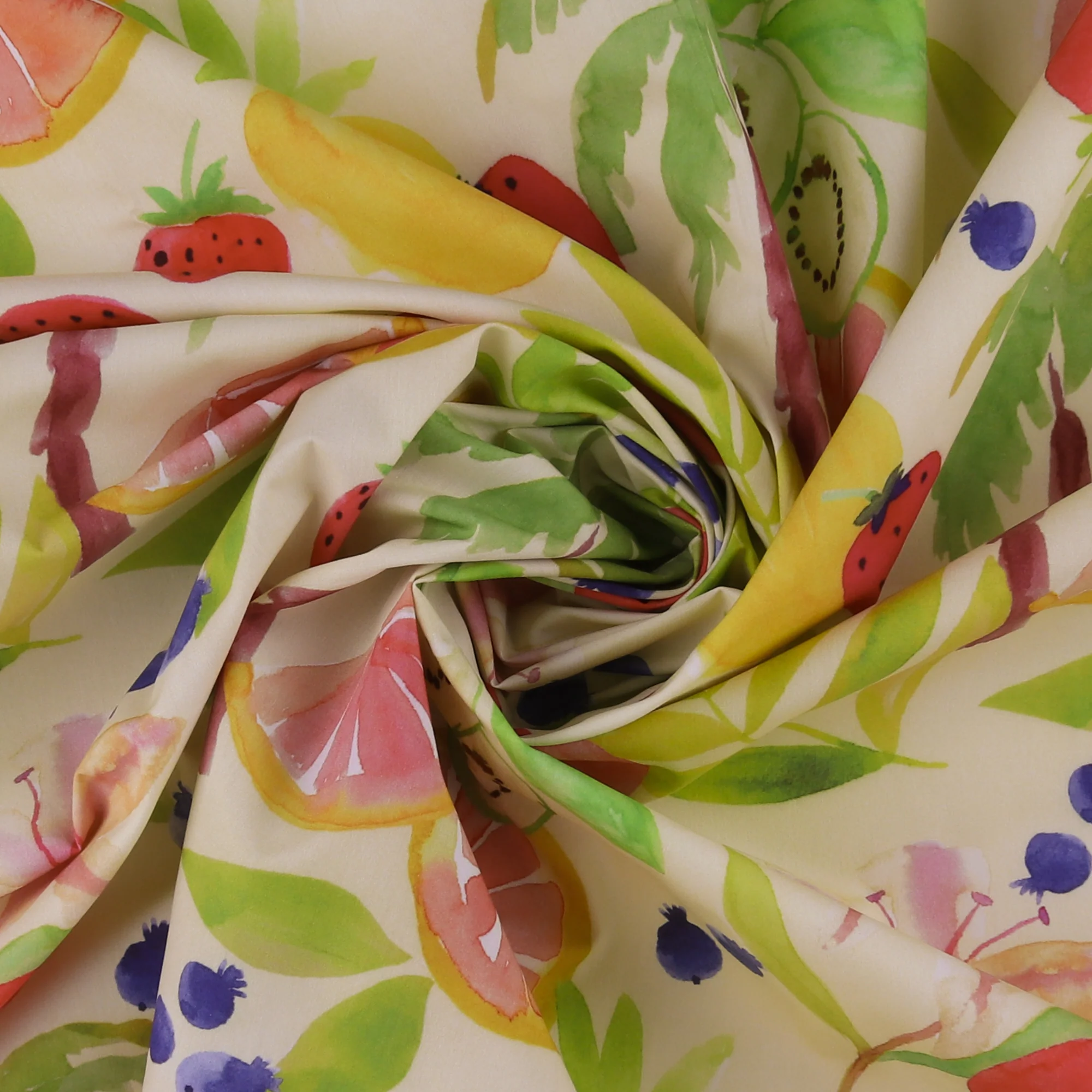 Cotton Poplin Print - AVERY - 006 - Banana - Image 2