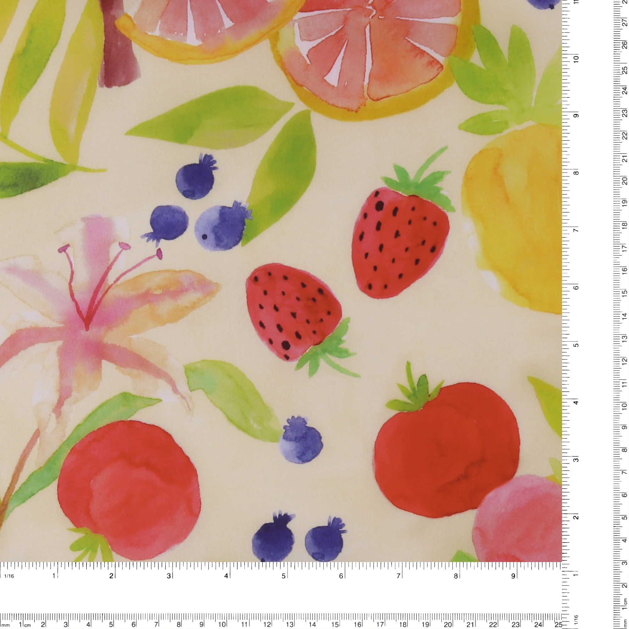 Cotton Poplin Print - AVERY - 006 - Banana - Image 3