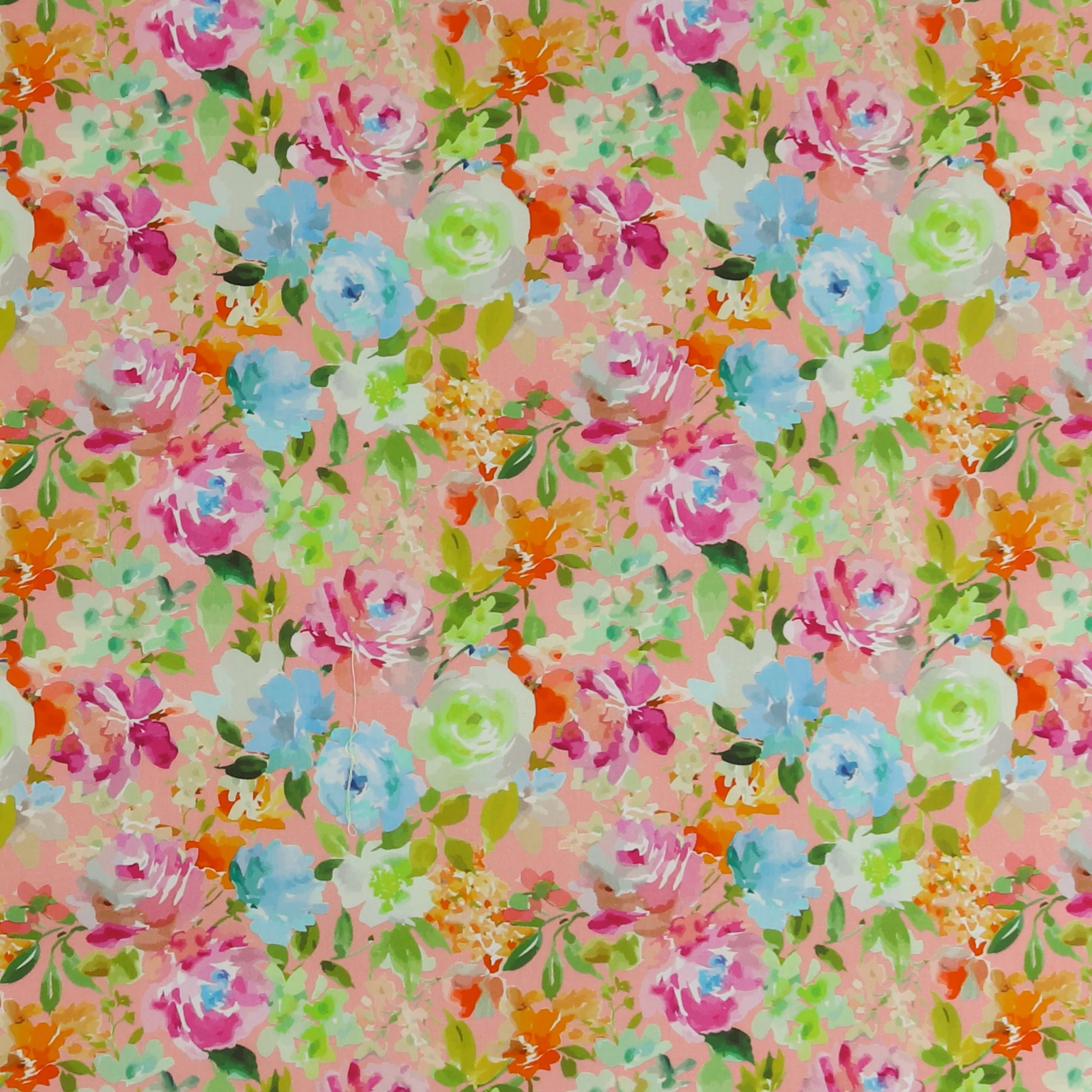 Cotton Poplin Print - COVENT GARDEN - 007 - Pink