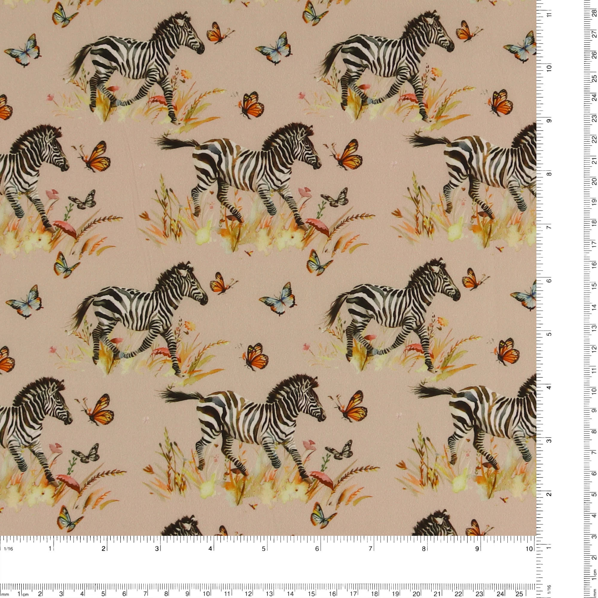 Cotton Poplin Print - DIDI - 002 - Cream - Image 3