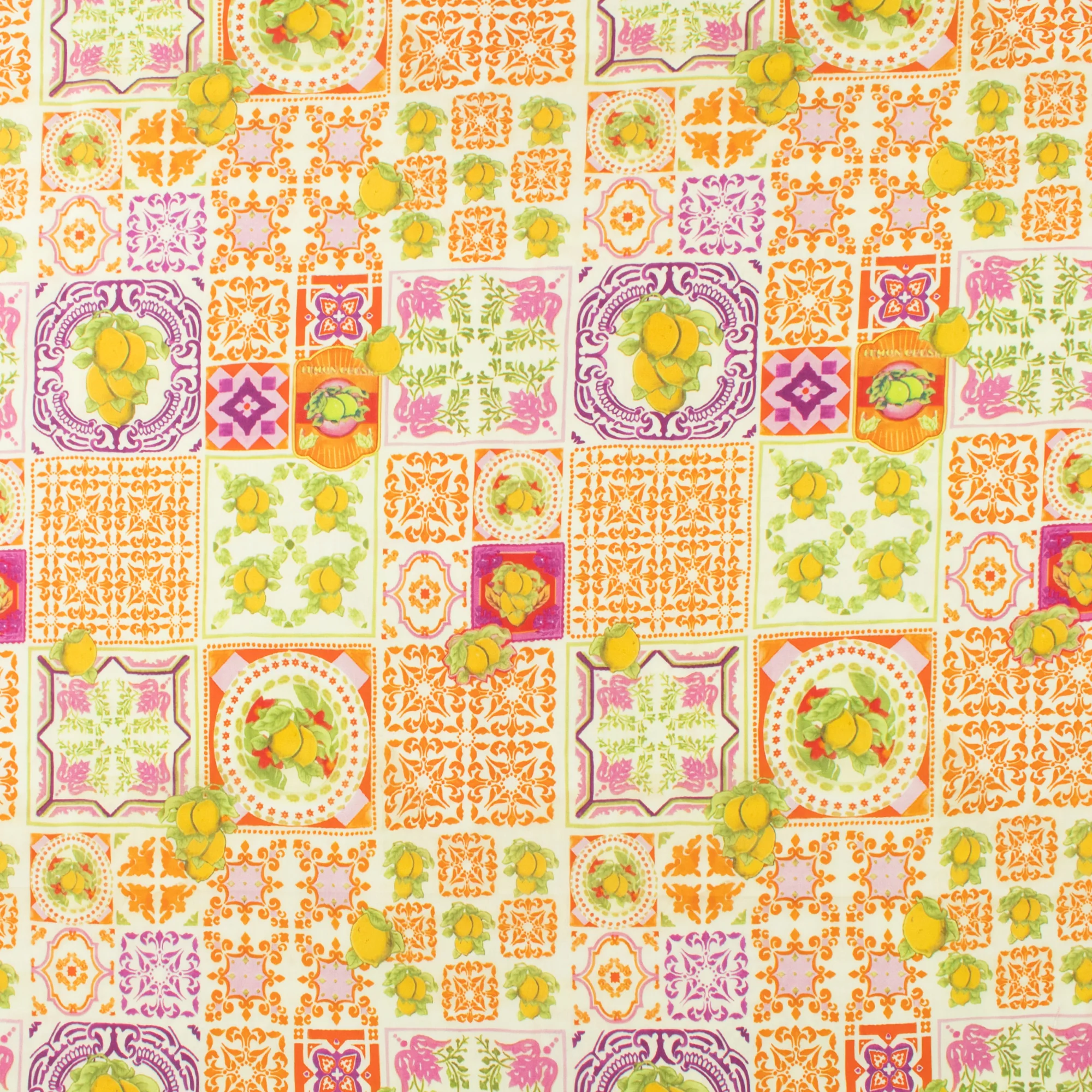 Cotton Poplin Print - GIGGLES AND GRAPHICS - 001 - Orange