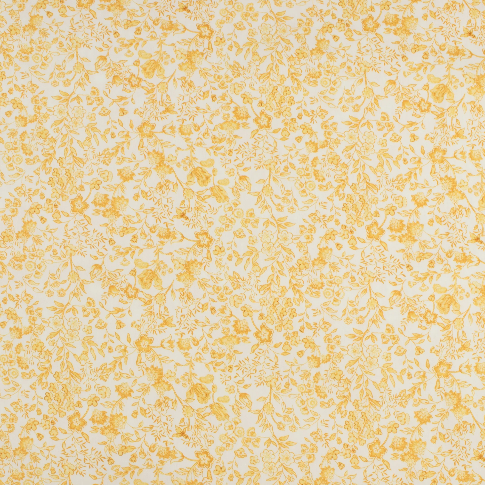 Cotton Poplin Print - PRINCESS CHARLOTTE - 005 - Yellow