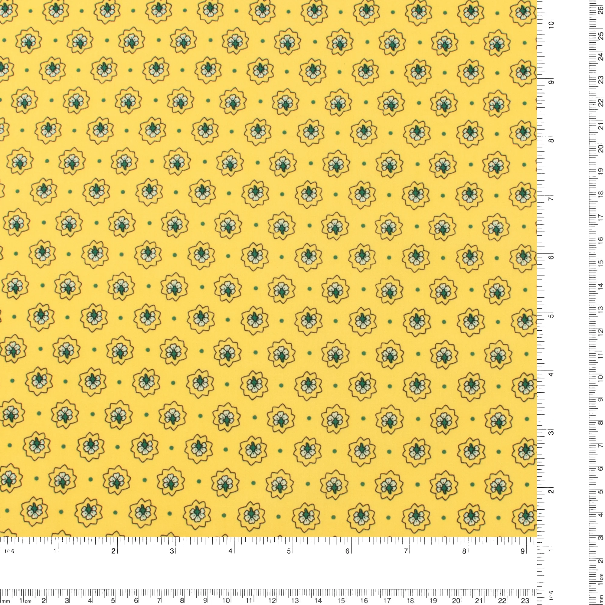 Cotton Poplin Print - WINNIE - 011 - Mango - Image 3