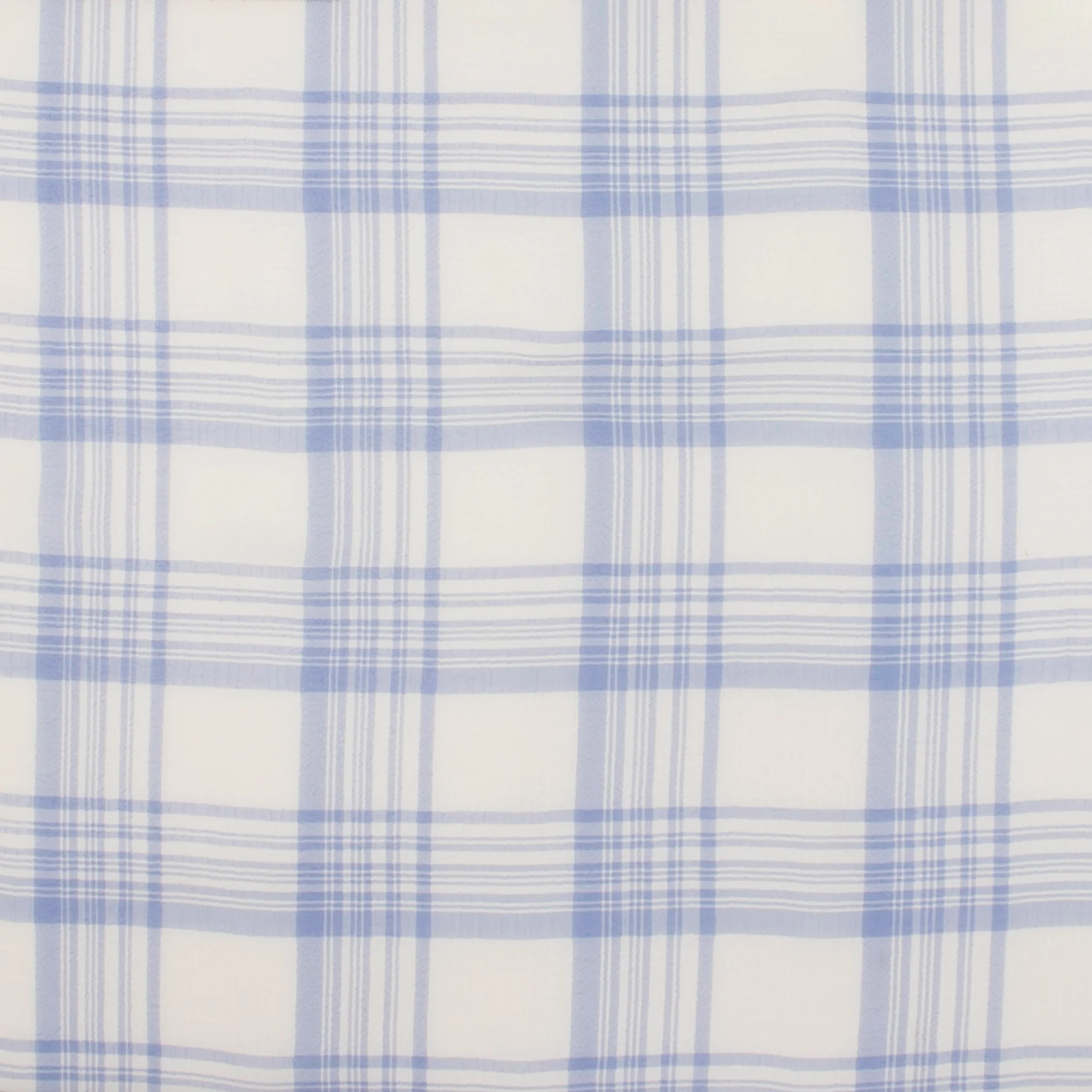 Crepe Chiffon - DAISY - Big Plaid - Lilac