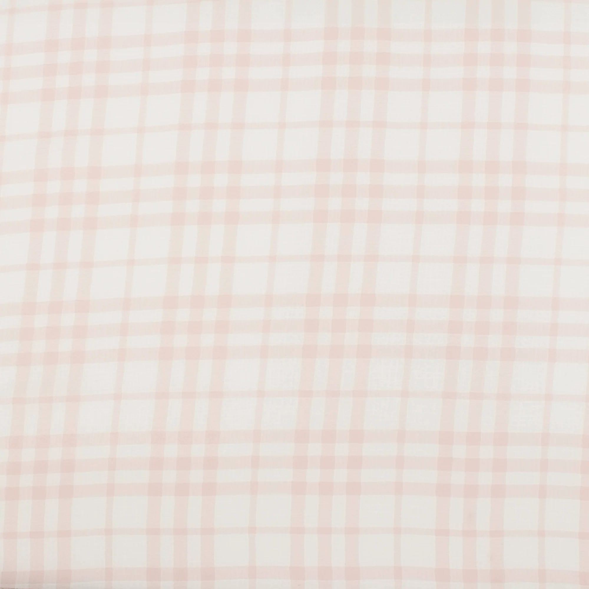 Crepe Chiffon - DAISY - Medium Plaid - Light Pink