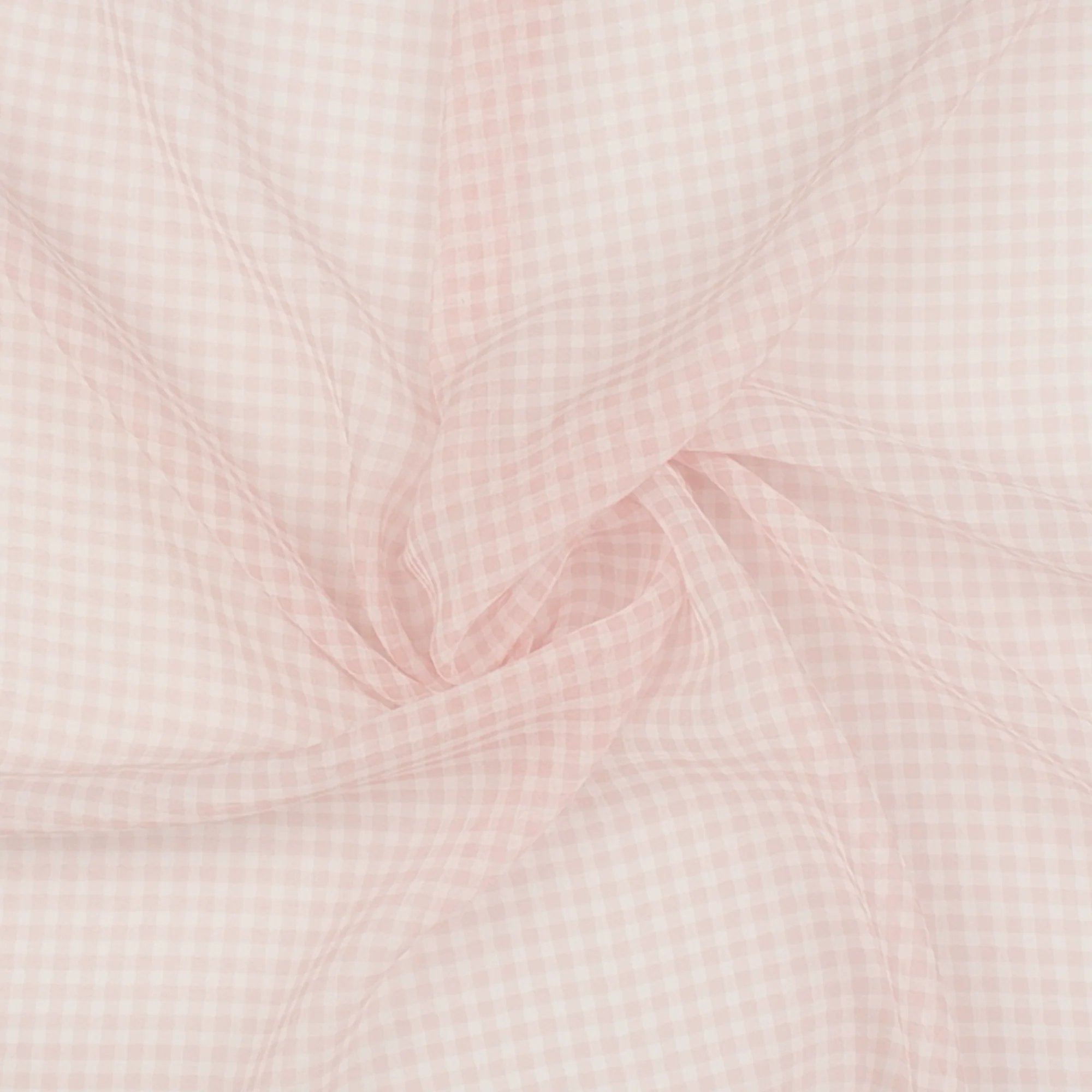 Crepe Chiffon - DAISY - Small Checks - Light Pink - Image 2