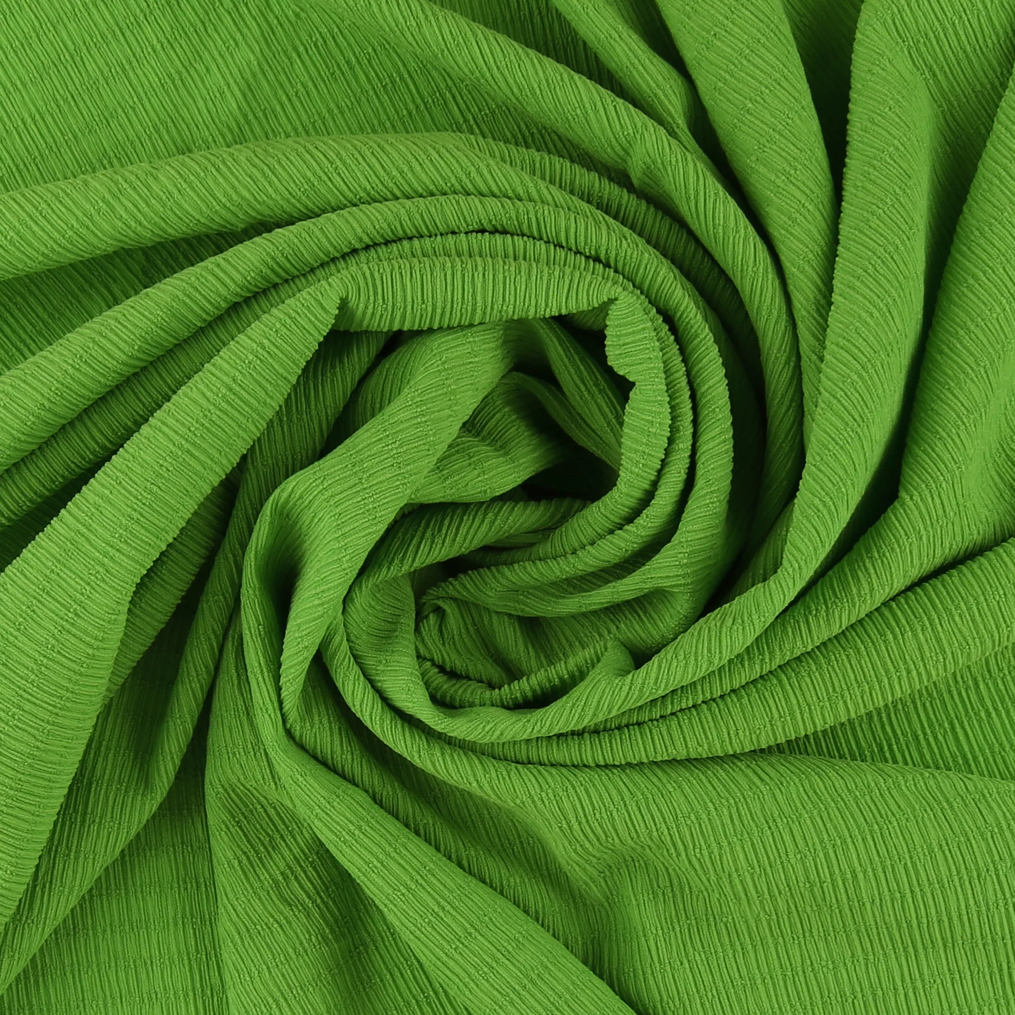Crinkle Knit Solid - AVERY - 006 - Green - Image 2
