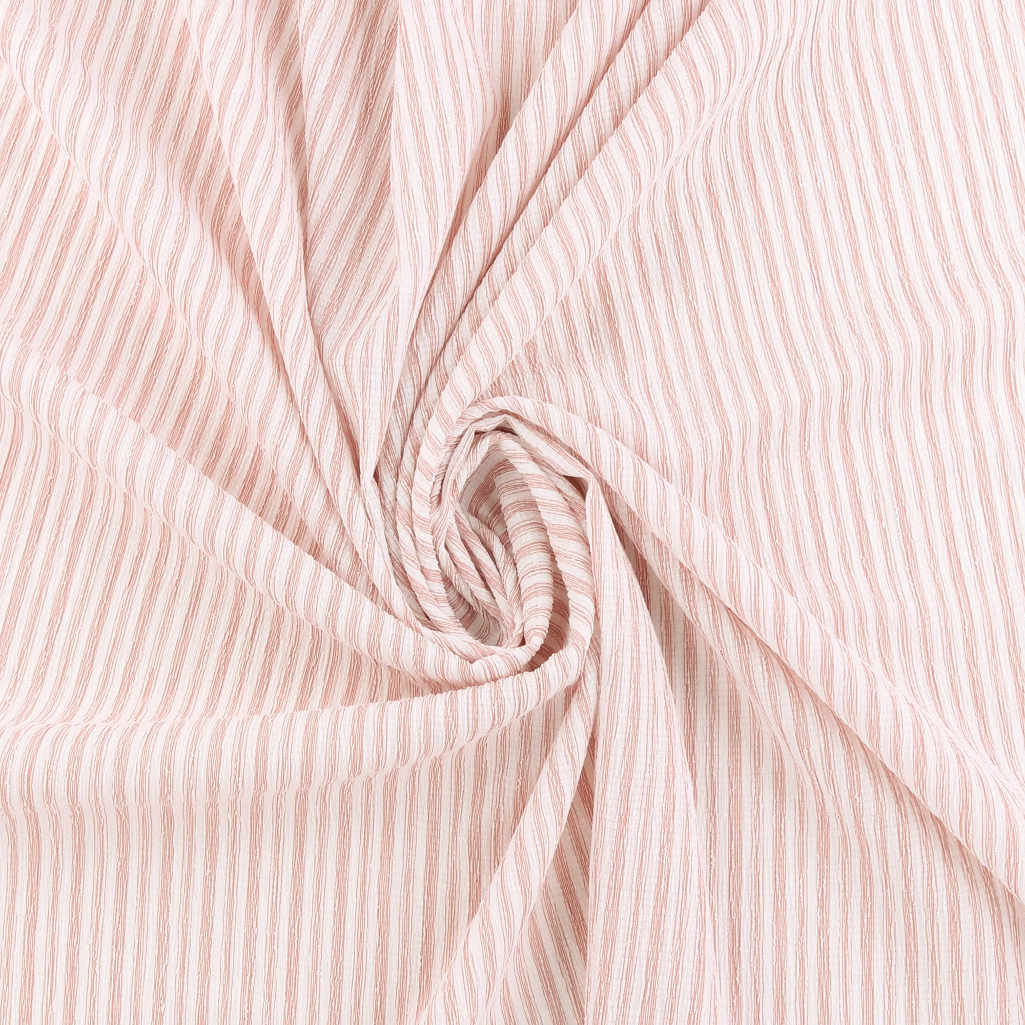 Crinkled Polyester - CHANTAL - 005 - Salmon - Image 2