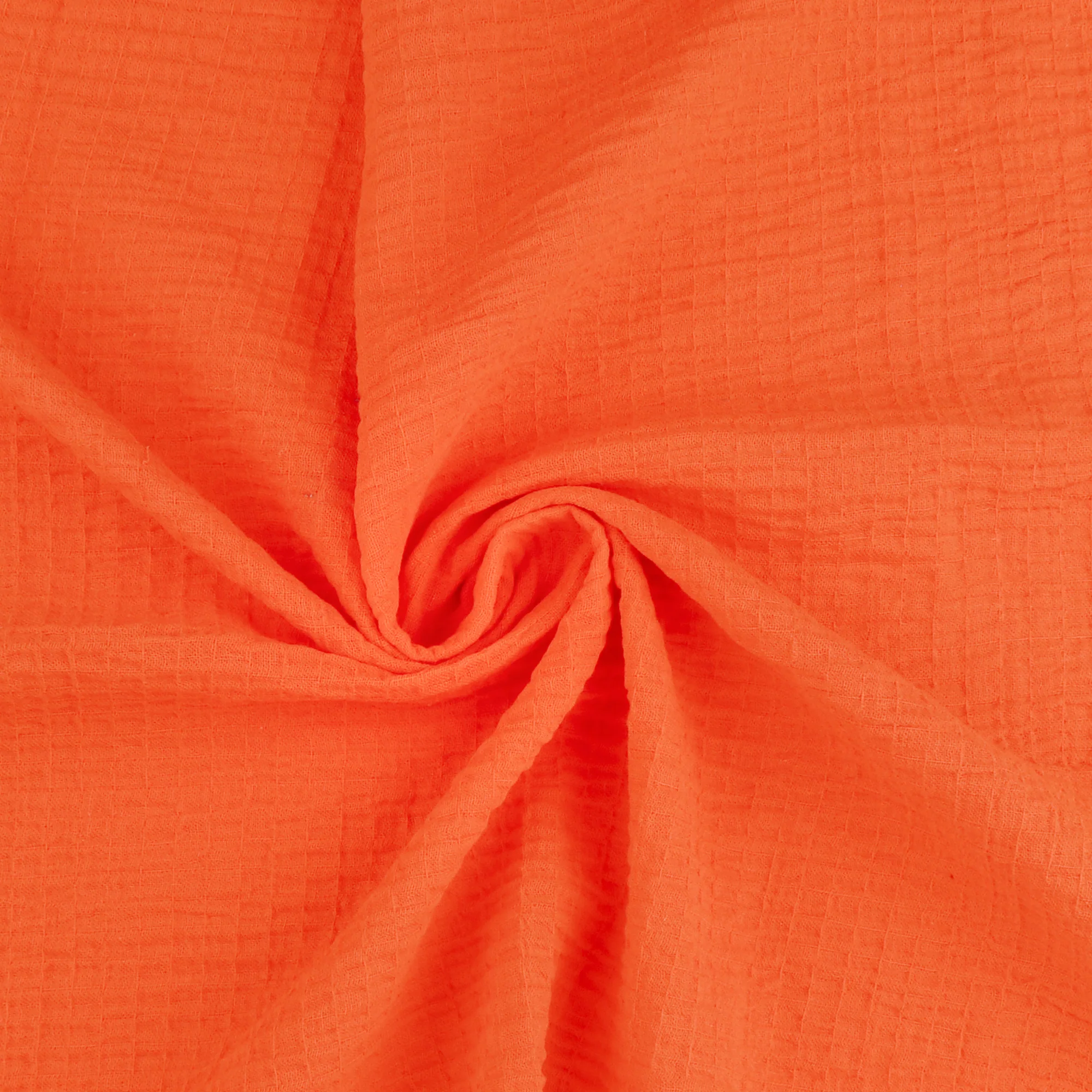 Crinkled Stretch Gauze - ALAIA - Orange - Image 2
